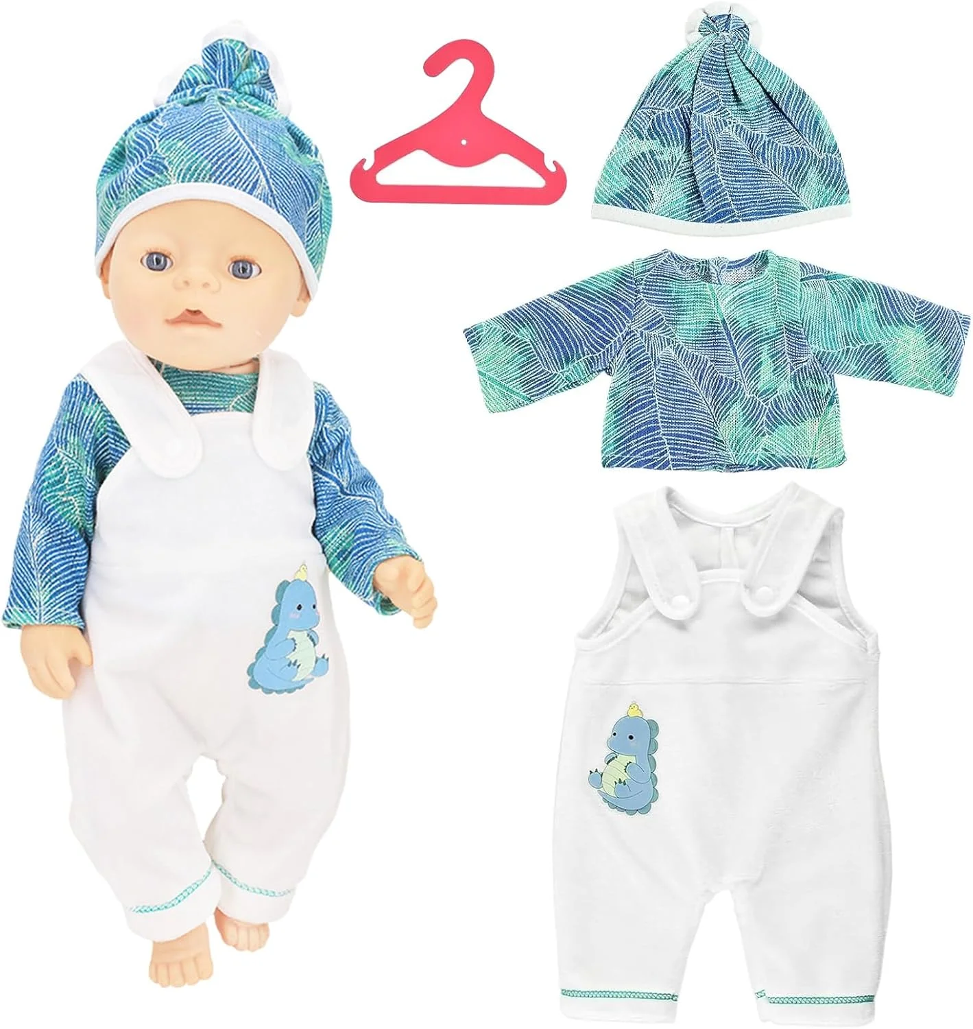 لباس عروسک UOY، لباس عروسک مناسب عروسک های 35-43 سانتی متری، لوازم جانبی عروسک، لباس عروسک، ست لباس عروسک (بدون عروسک)