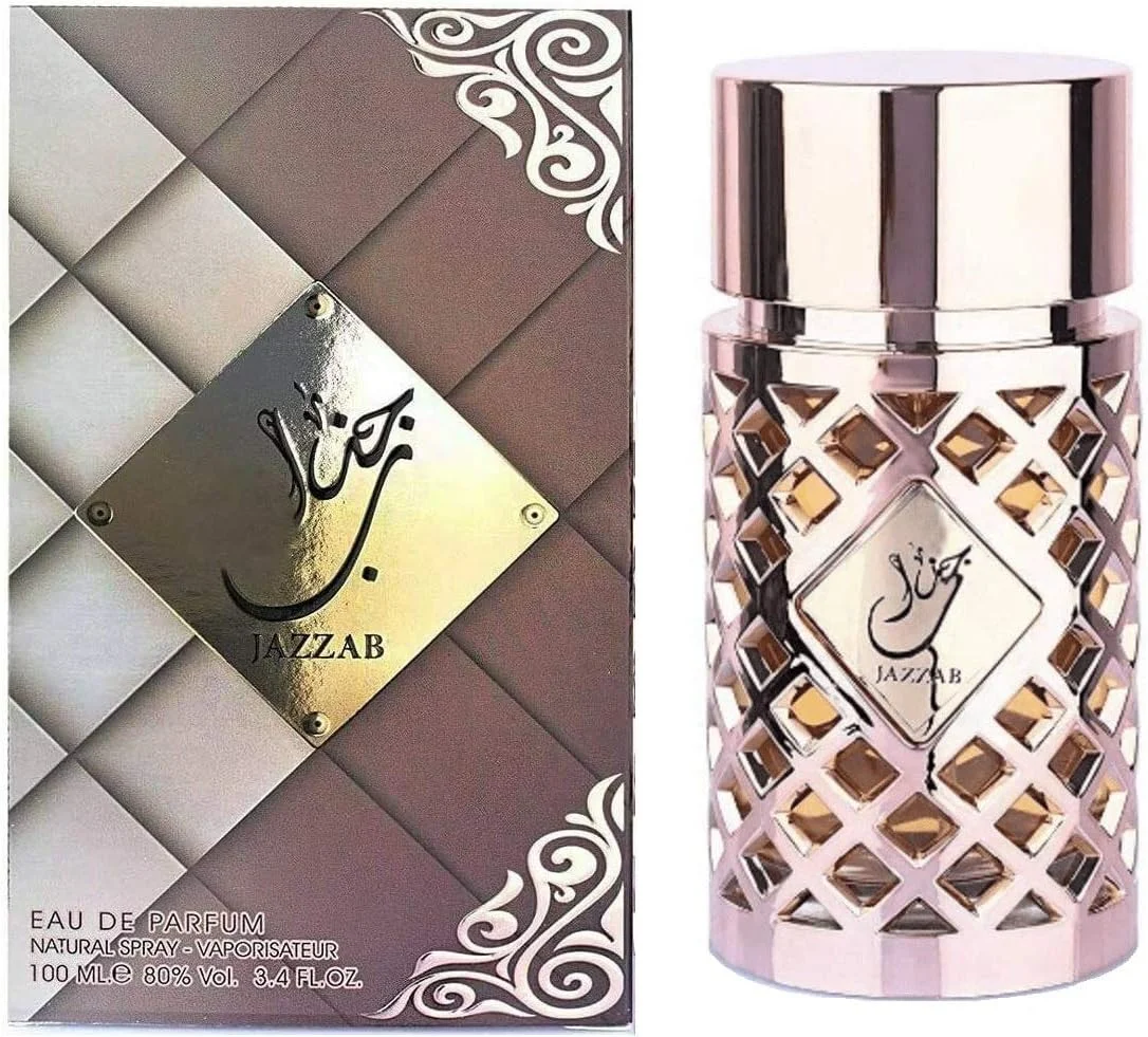 عطر زنانه بیزینس اسکوئر BS مدل JAZZAB GOLD حجم 100 میلی لیتر ادو پرفیوم عربی عود شرقی عطر حلال مشک رایحه ها: سدر، مرکبات، رز، گل ها، فلفل صورتی، گریپ فروت، عود، کهربا، چوبی
