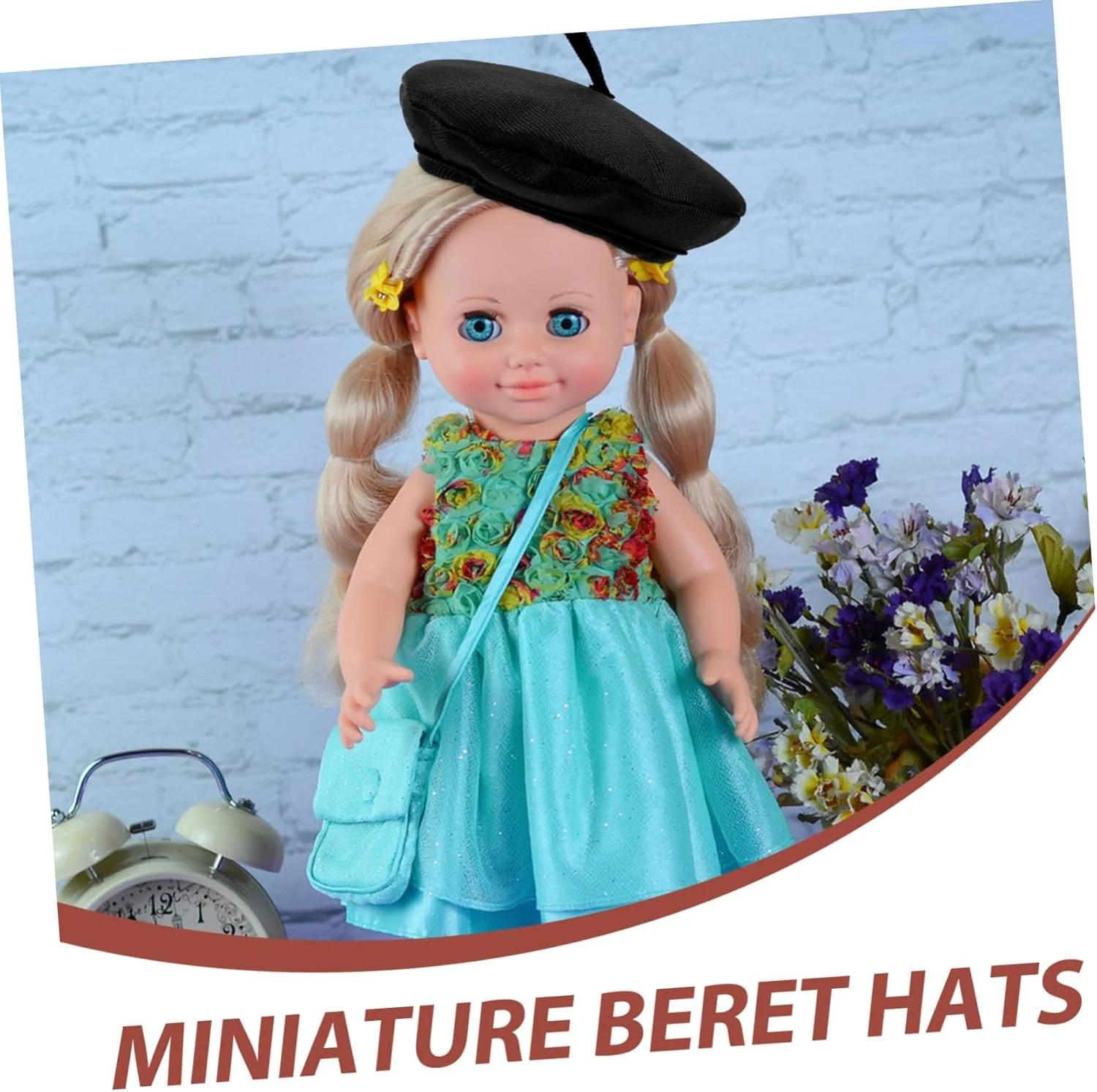 Toyvian کلاه بره مینیاتوری DIY برای عروسک 20 سانتی متری، کلاه عروسکی مینیاتوری برای مهمانی های غربی Toyvian کلاه بره مینیاتوری DIY برای عروسک 20 سانتی متری، کلاه عروسکی مینیاتوری برای مهمانی های غربی
