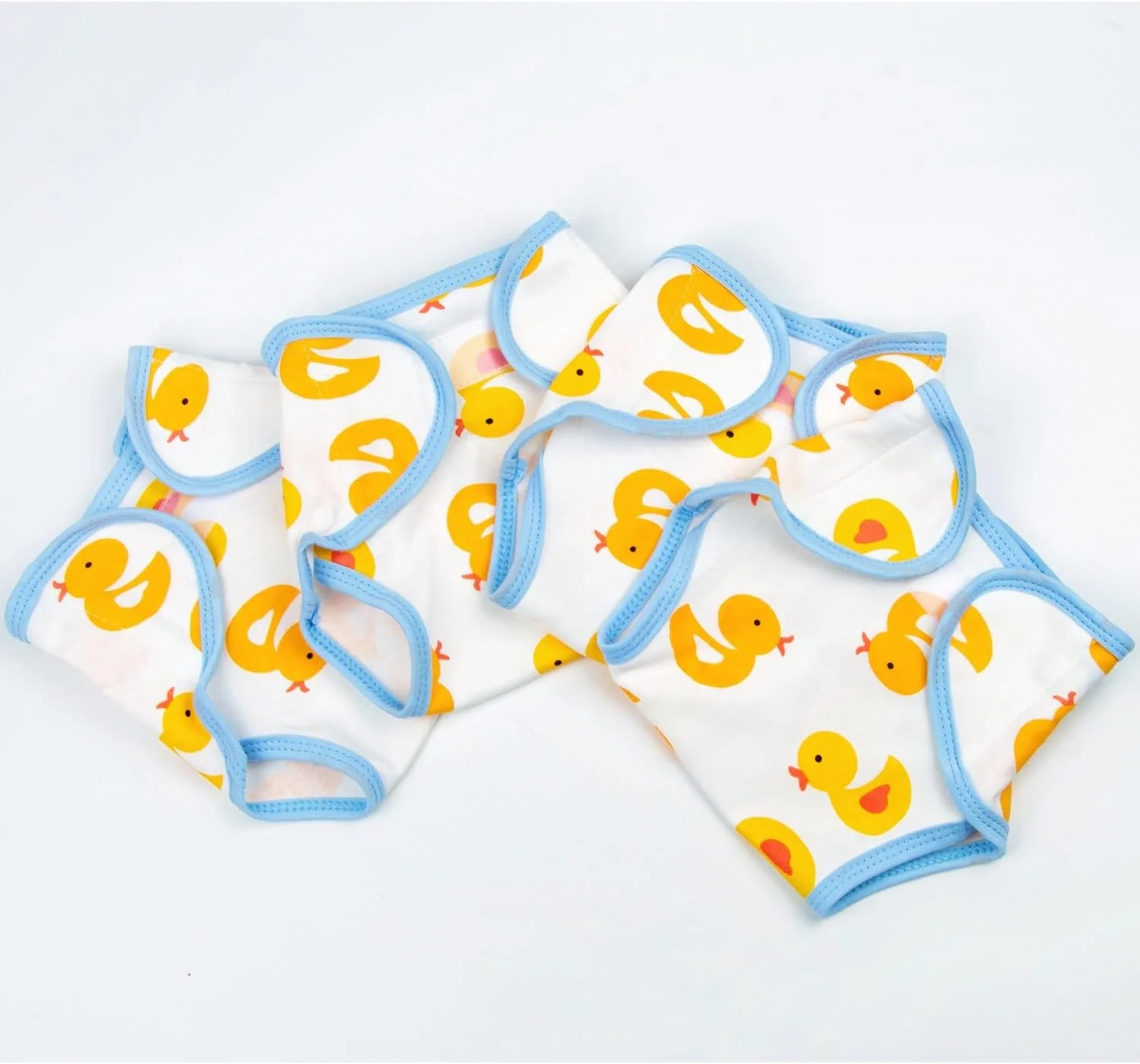 پوشک عروسک نوزاد Pedolltree، لوازم جانبی لباس زیر برای عروسک های نوزادی 17-22 اینچی، پوشک های قابل شستشو و استفاده مجدد طرح اردک زرد، ست 4 عددی پوشک عروسک نوزاد Pedolltree، لوازم جانبی لباس زیر برای عروسک های نوزادی 17-22 اینچی، پوشک های قابل شستشو و استفاده مجدد طرح اردک زرد، ست 4 عددی