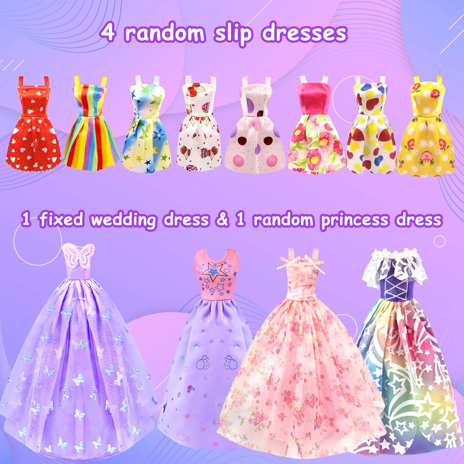 لباس و لوازم جانبی عروسک BNUZEIYI به همراه کمد عروسک برای عروسک 11.5 اینچی لباس و لوازم جانبی عروسک BNUZEIYI به همراه کمد عروسک برای عروسک 11.5 اینچی