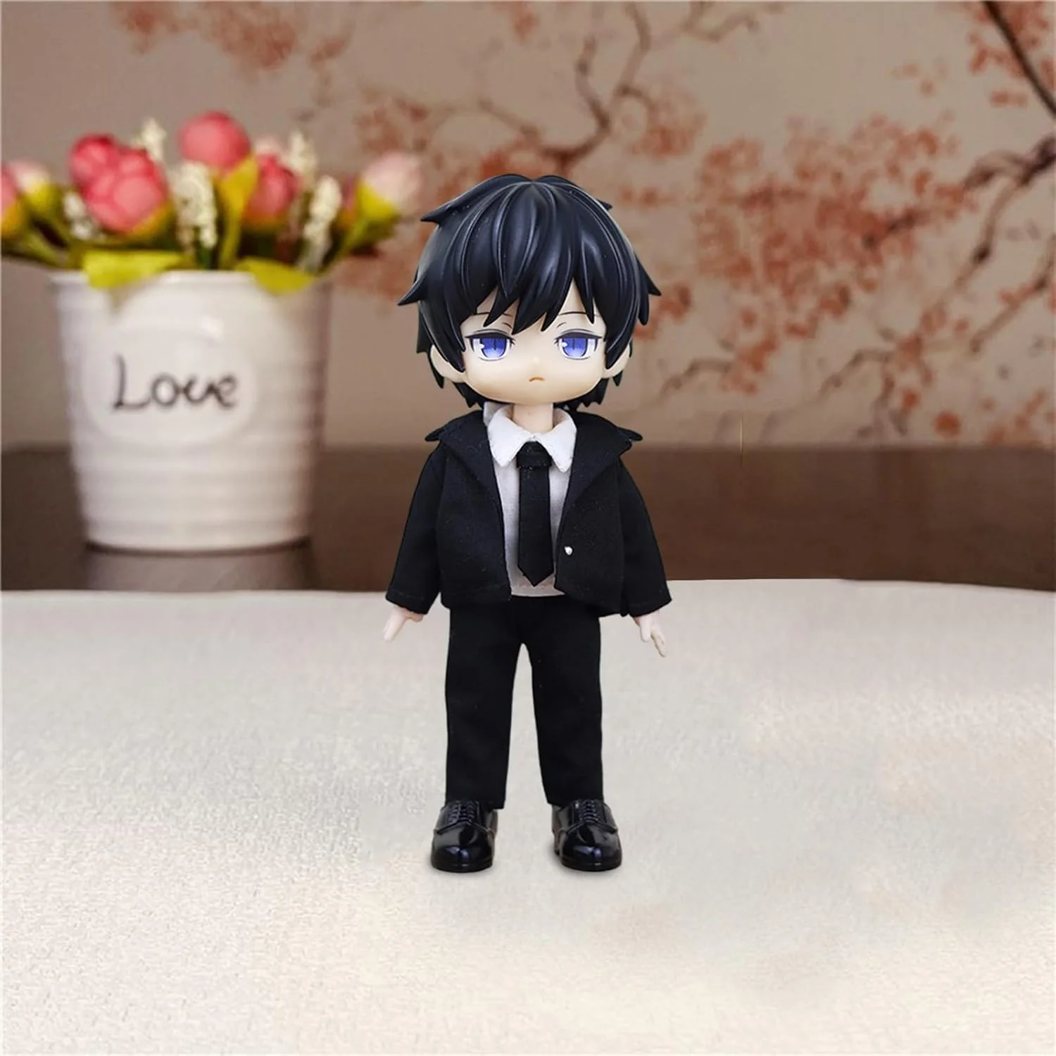 لباس عروسک CALEMBOU، کت و شلوار بادگیر زیبا 1/12 لباس عروسک BJD مناسب برای MJD/OB11/YmY، اسباب بازی های لوازم جانبی عروسک 4.3 اینچی هدیه برای دختران (مشکی) لباس عروسک CALEMBOU، کت و شلوار بادگیر زیبا 1/12 لباس عروسک BJD مناسب برای MJD/OB11/YmY، اسباب بازی های لوازم جانبی عروسک 4.3 اینچی هدیه برای دختران (مشکی)
