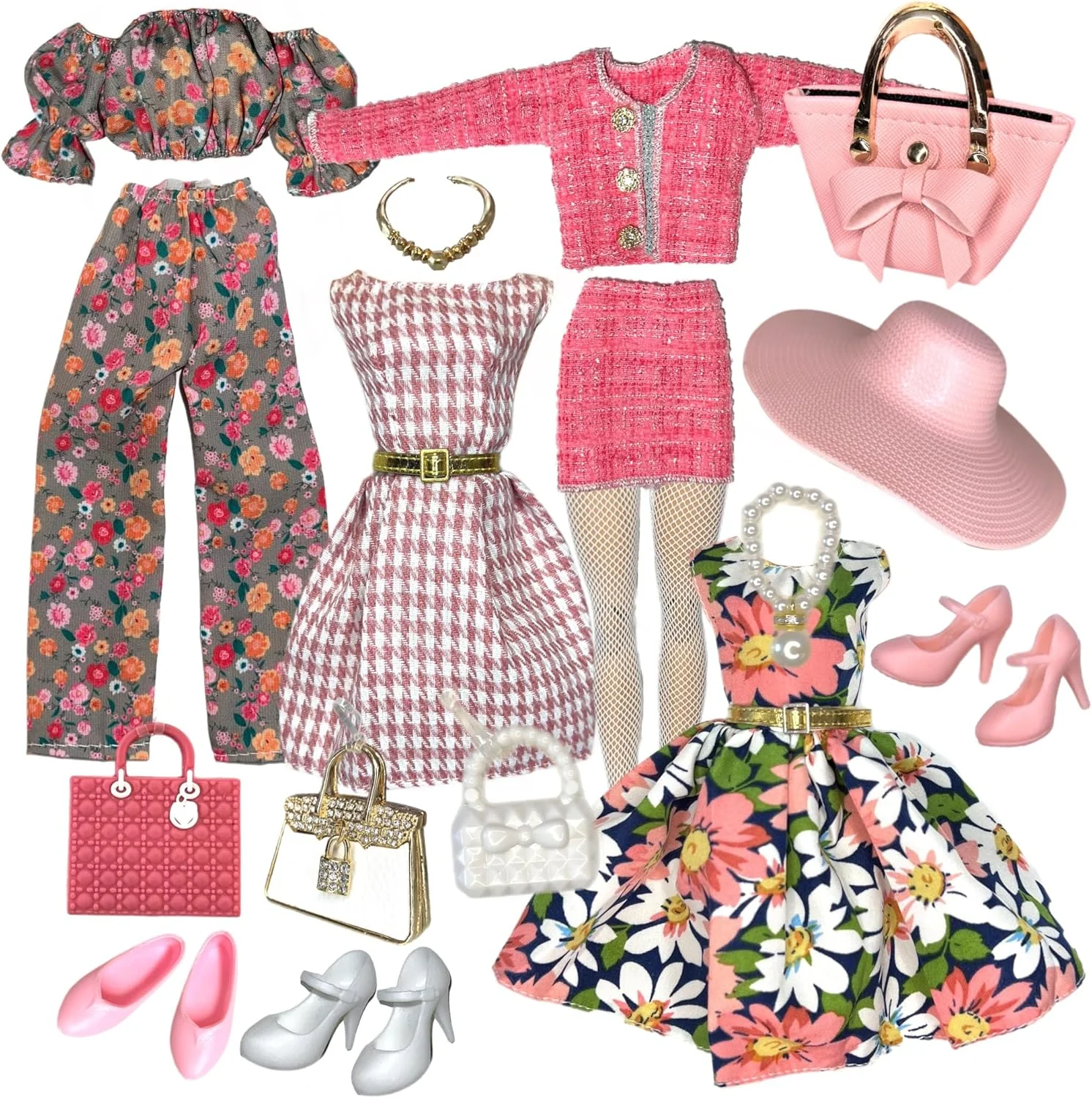 ست لباس فشن لوکس Eledoll برای عروسک فشن 12 اینچی KATHERINE