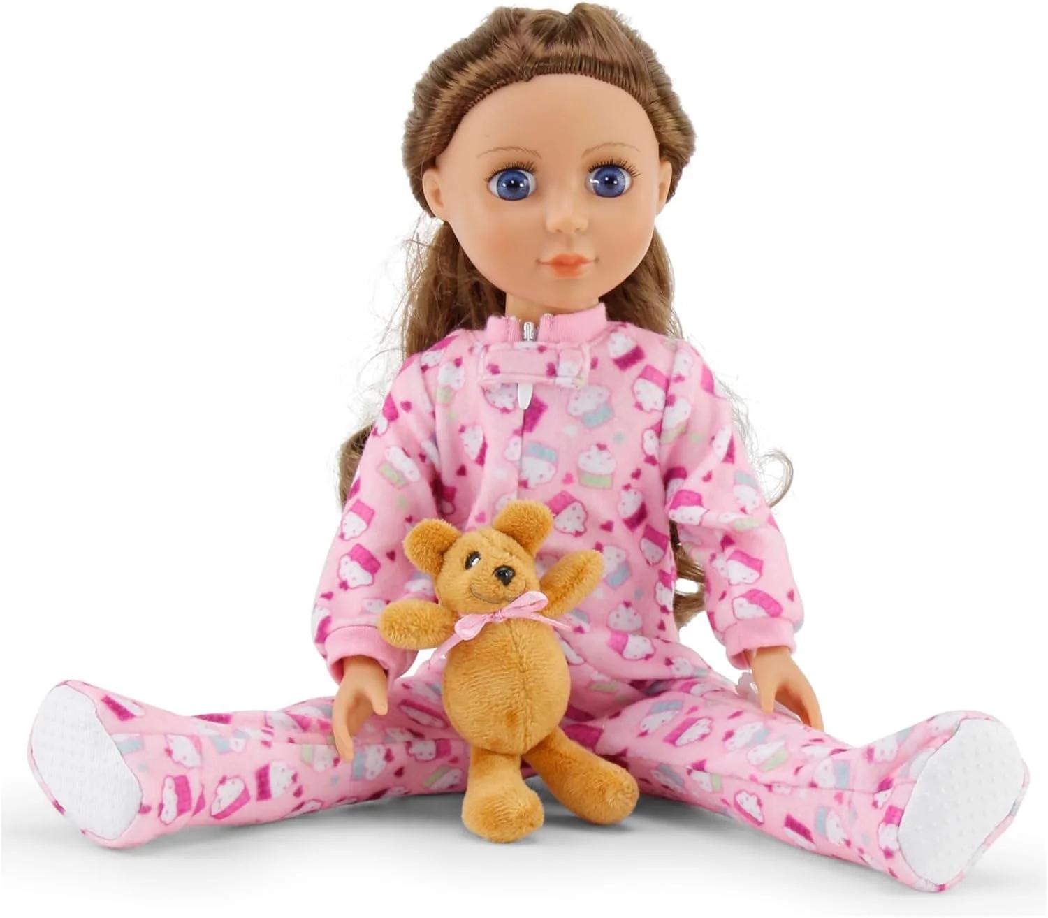 دستگاه لباس کودک 14 اینچ پینک کوکی پینت | Emily Rose | Teddy Bear