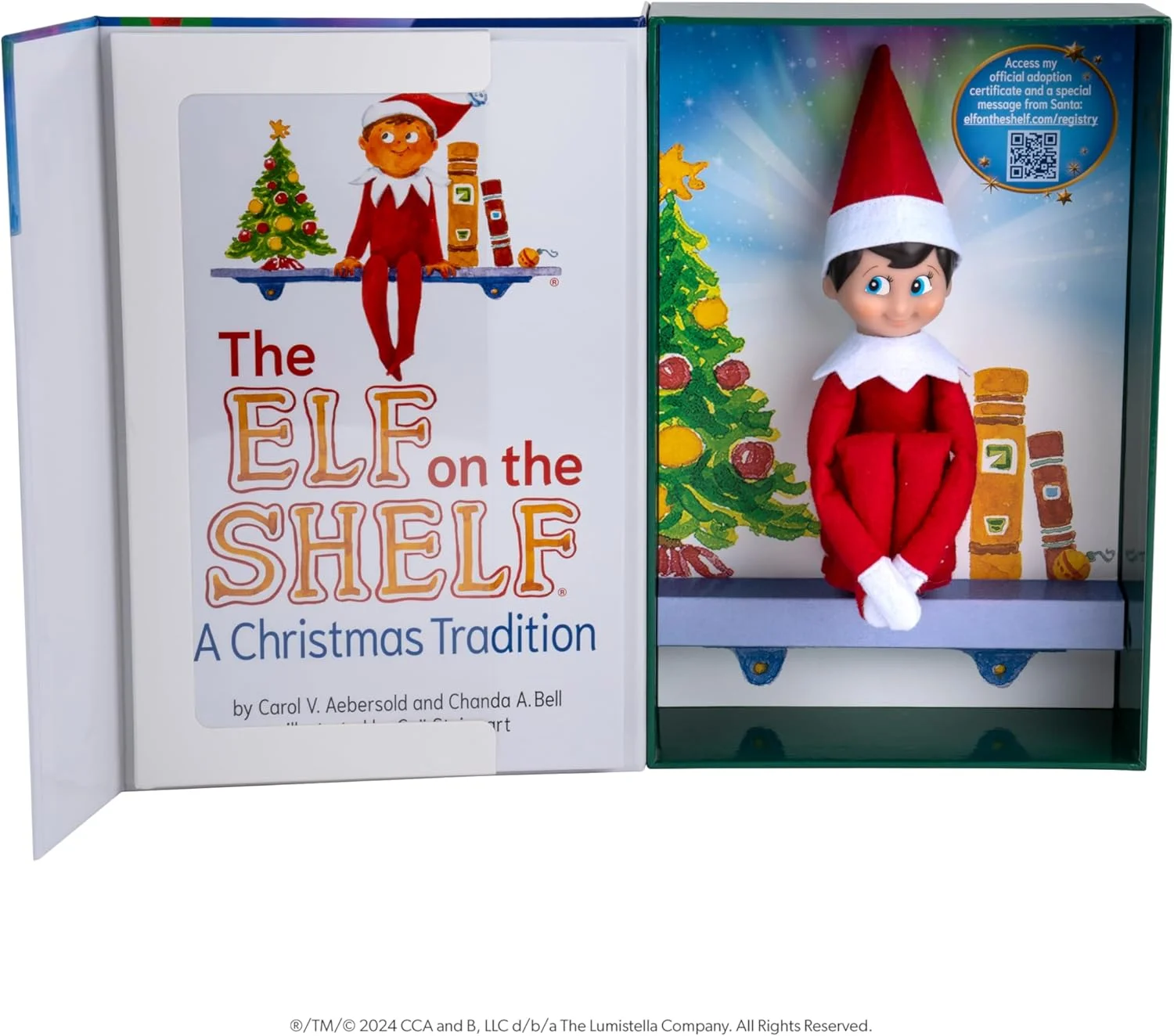 پسر چشم آبی The Elf on the Shelf® به همراه مجموعه لباس Claus Couture Collection® مدل Touchdown Tidings پسر چشم آبی The Elf on the Shelf® به همراه مجموعه لباس Claus Couture Collection® مدل Touchdown Tidings