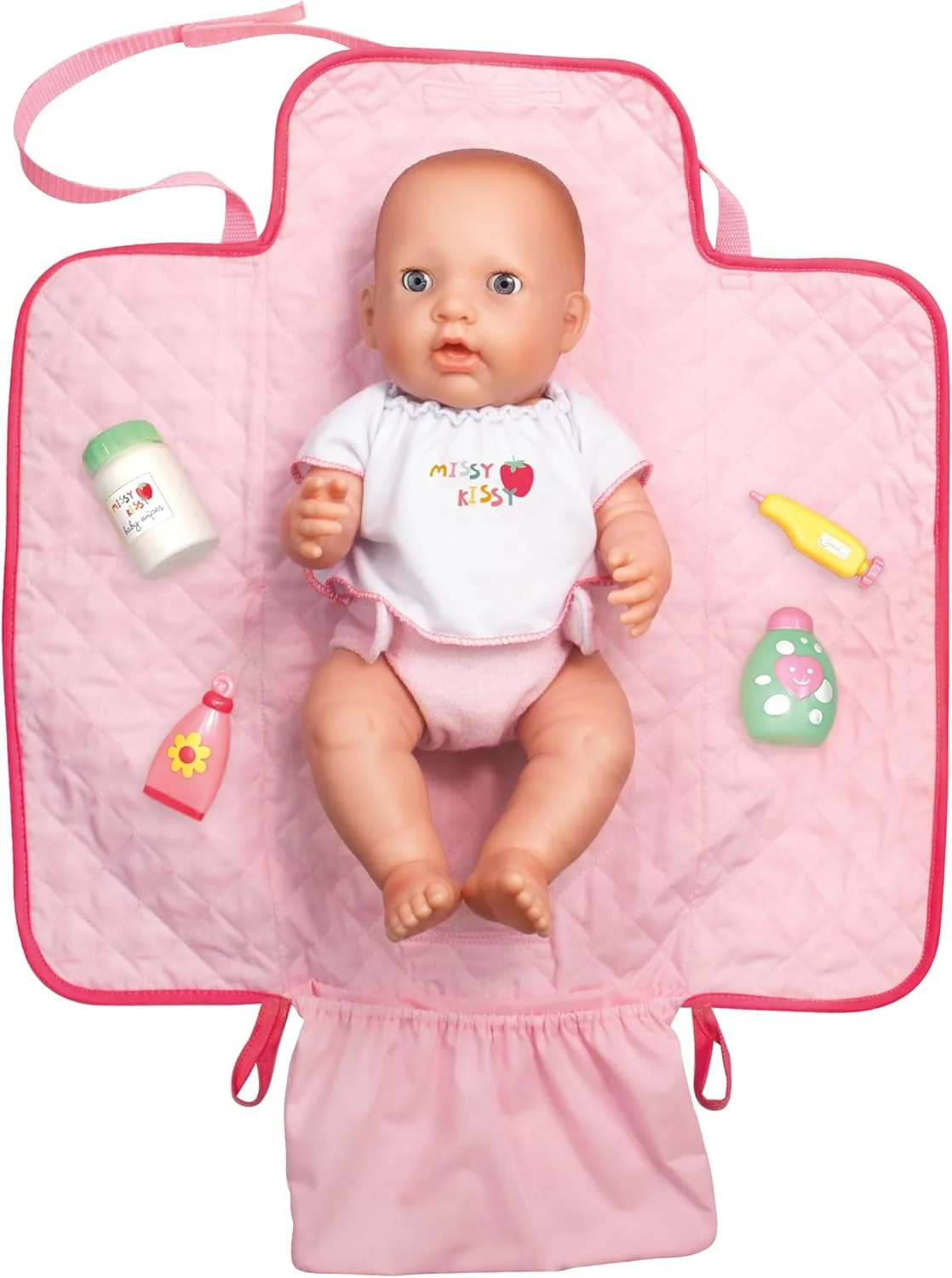 ست هدیه 7 تکه کیف تعویض پوشک تاشو JC Toys Missy Kissy ست هدیه 7 تکه کیف تعویض پوشک تاشو JC Toys Missy Kissy