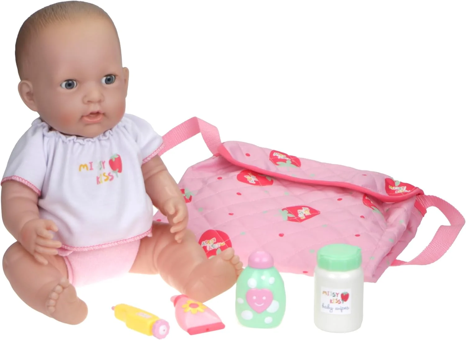 ست هدیه 7 تکه کیف تعویض پوشک تاشو JC Toys Missy Kissy ست هدیه 7 تکه کیف تعویض پوشک تاشو JC Toys Missy Kissy
