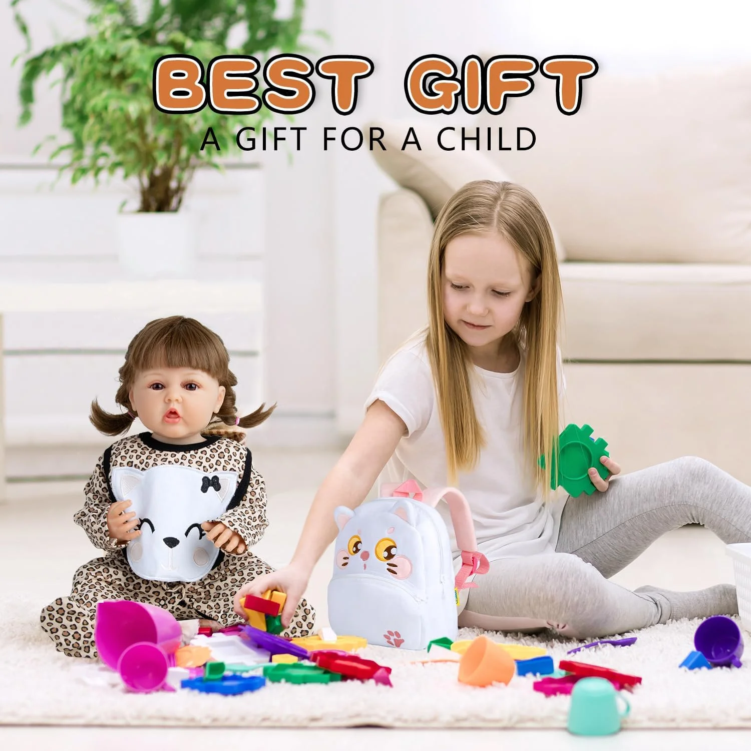 لباس عروسک نوزاد Babyfere Reborn به همراه کوله پشتی و پوشک مناسب عروسک های 17-22 اینچی، طرح گربه ای زیبا، طرح پلنگی، لباس عروسک های Reborn، لوازم جانبی شیشه شیر، 7 تکه لباس عروسک نوزاد Babyfere Reborn به همراه کوله پشتی و پوشک مناسب عروسک های 17-22 اینچی، طرح گربه ای زیبا، طرح پلنگی، لباس عروسک های Reborn، لوازم جانبی شیشه شیر، 7 تکه