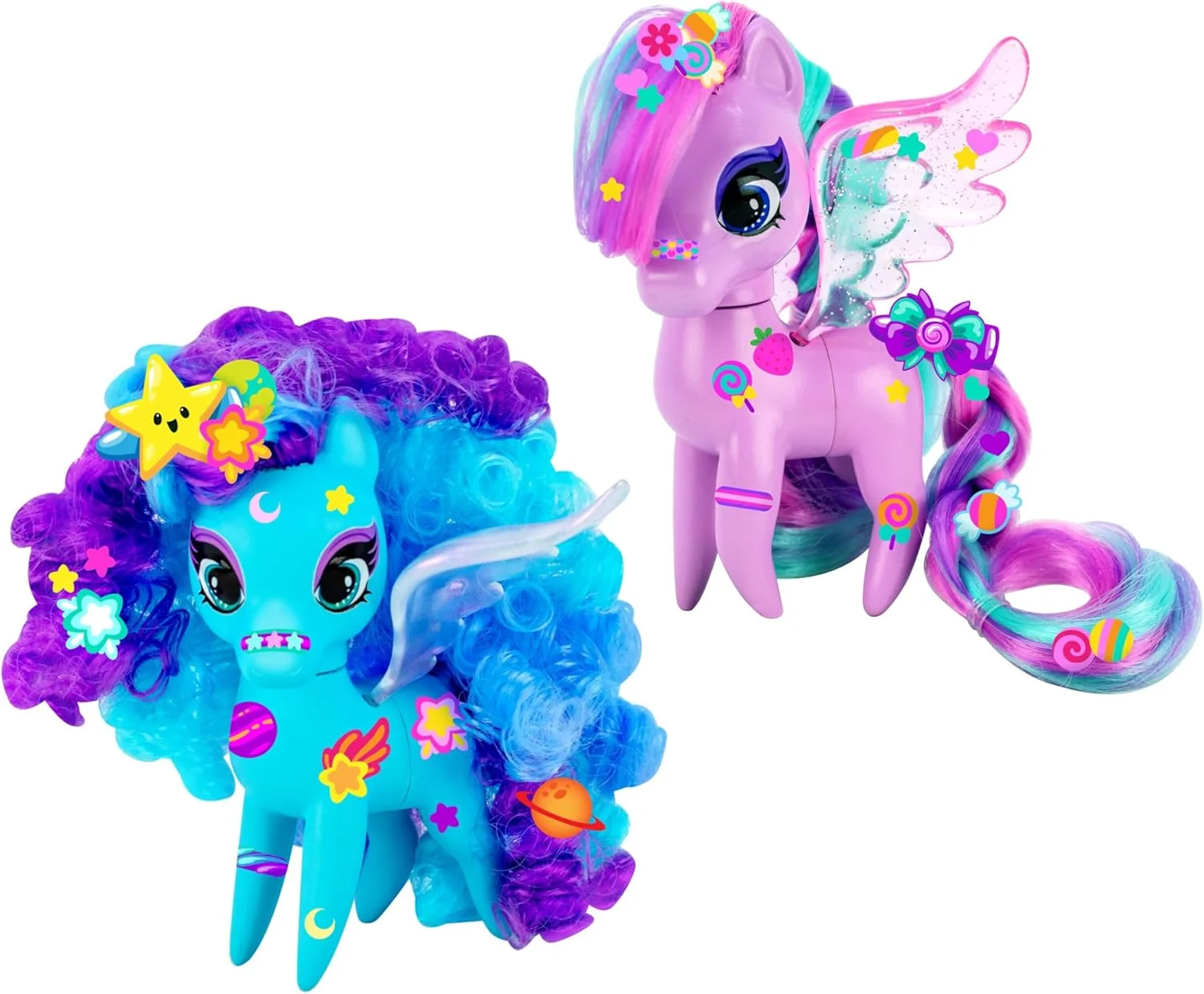 DECORA GIRLZ پونی های دکورا از بسته 2 عددی C: سلن و سویتی