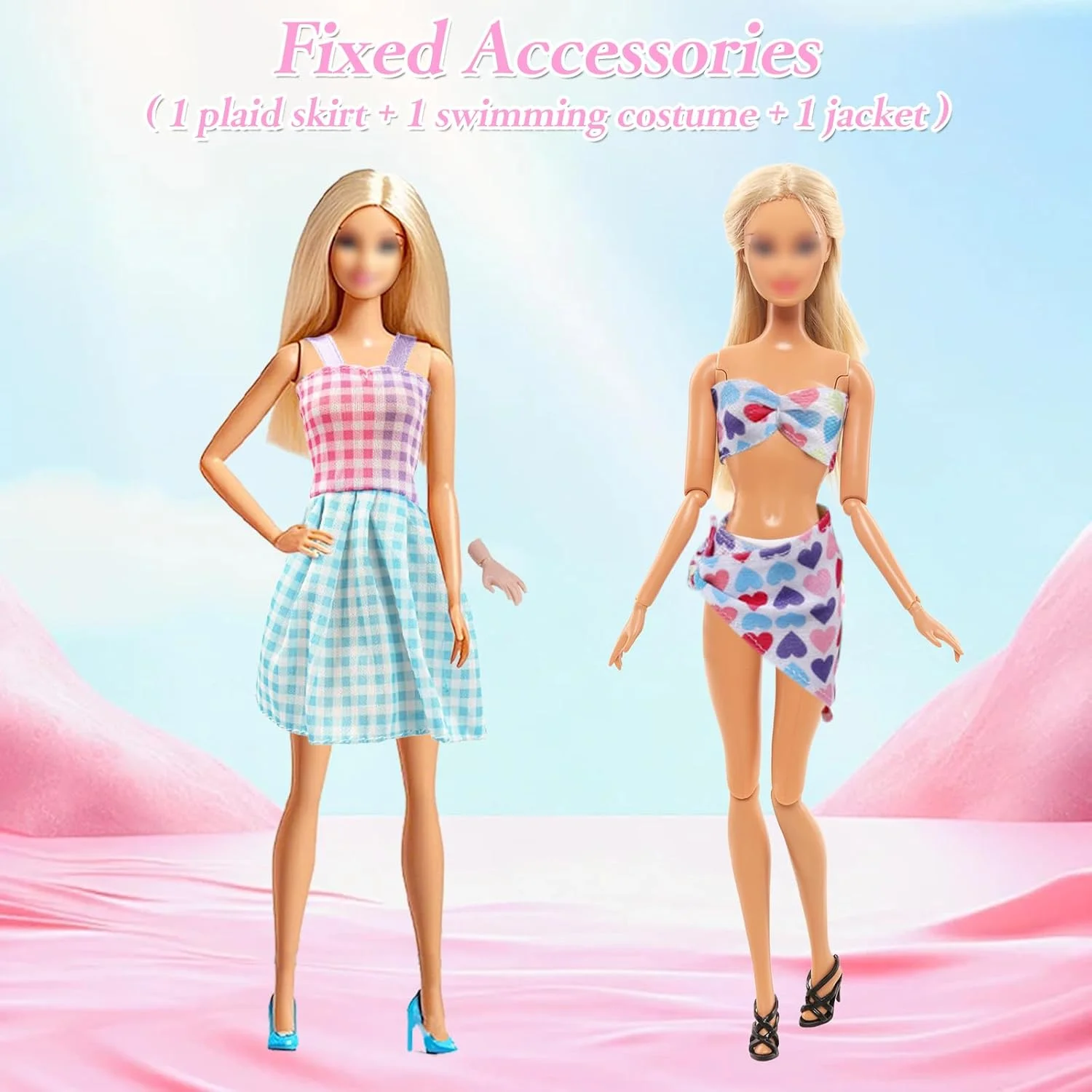 ست لوازم جانبی لباس عروسک