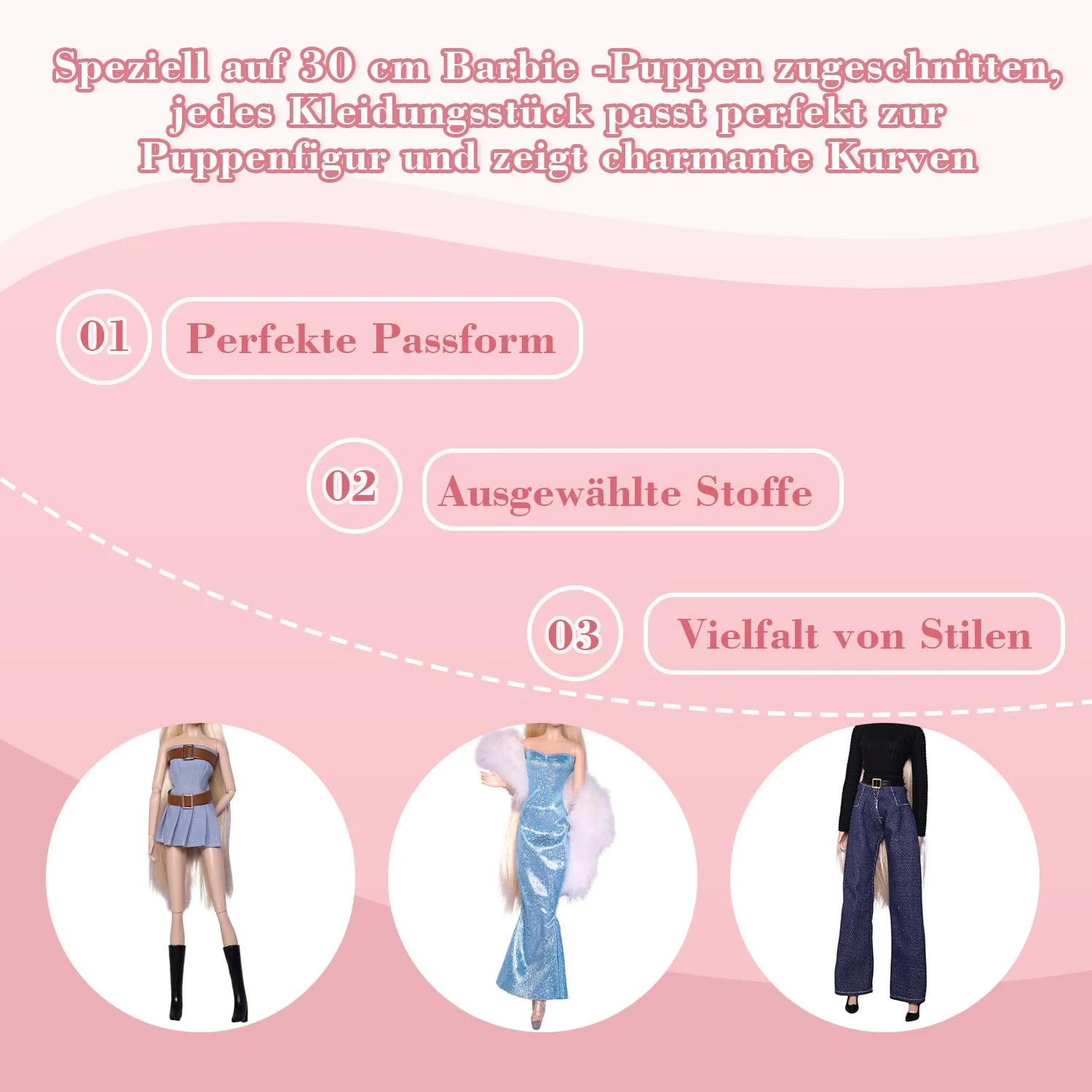 12 لباس برای عروسک، لباس عروسک، لباس های مد روز، تاپ، بلوز، لباس شب مد روز، ست دامن جین برای عروسک های دخترانه 11.5 اینچی 12 لباس برای عروسک، لباس عروسک، لباس های مد روز، تاپ، بلوز، لباس شب مد روز، ست دامن جین برای عروسک های دخترانه 11.5 اینچی