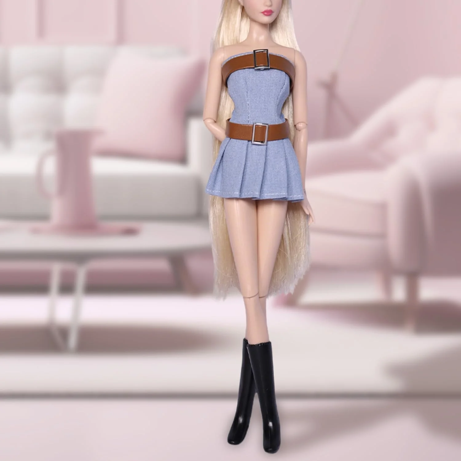 12 لباس برای عروسک، لباس عروسک، لباس های مد روز، تاپ، بلوز، لباس شب مد روز، ست دامن جین برای عروسک های دخترانه 11.5 اینچی 12 لباس برای عروسک، لباس عروسک، لباس های مد روز، تاپ، بلوز، لباس شب مد روز، ست دامن جین برای عروسک های دخترانه 11.5 اینچی