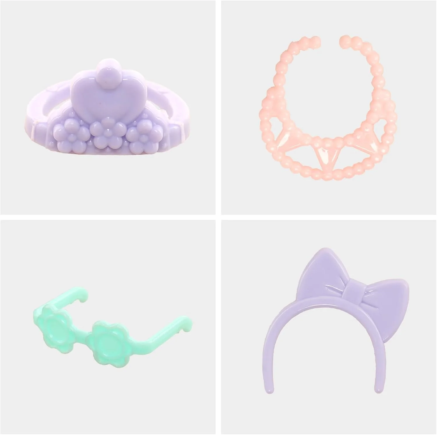 بسته 34 عددی لباس و لوازم جانبی عروسک های 5.3 اینچی شامل 4 لباس، 4 تاپ، 4 شلوار، 4 مایو، 4 کفش، 2 جیب، 2 کلاه، 5 چوب لباسی با 9 لوازم جانبی برای ست لباس عروسک های 5.3 تا 6 اینچی بسته 34 عددی لباس و لوازم جانبی عروسک های 5.3 اینچی شامل 4 لباس، 4 تاپ، 4 شلوار، 4 مایو، 4 کفش، 2 جیب، 2 کلاه، 5 چوب لباسی با 9 لوازم جانبی برای ست لباس عروسک های 5.3 تا 6 اینچی