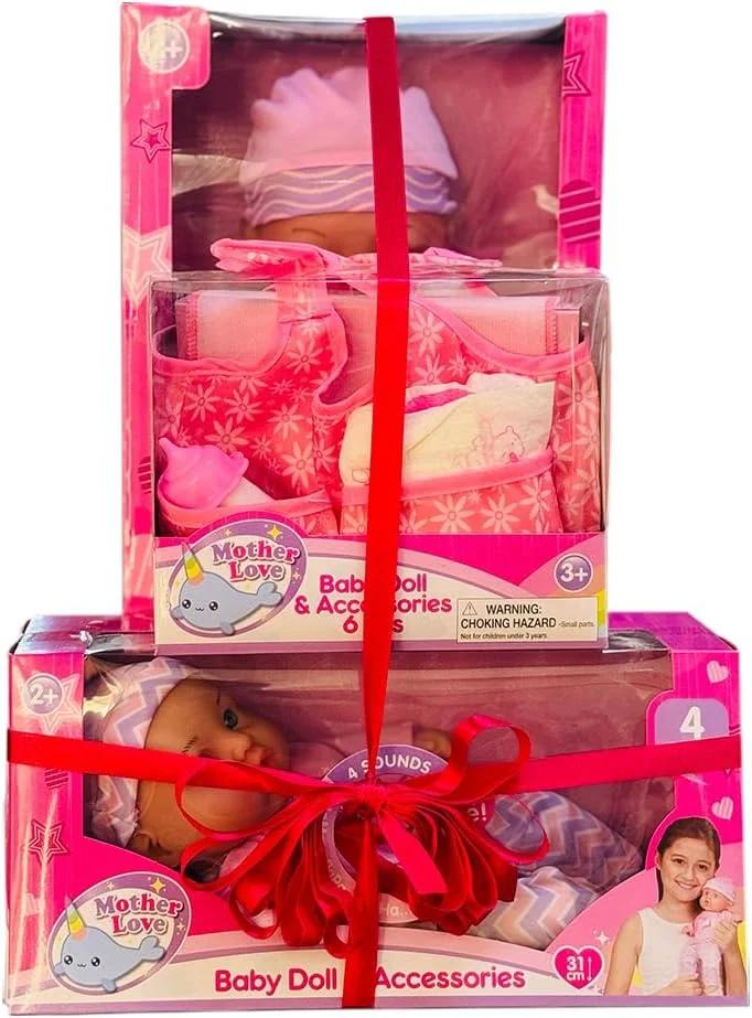 دیویسیون بچه‌ای کالرلند | Baby Doll & Accessories Set (3 Set)