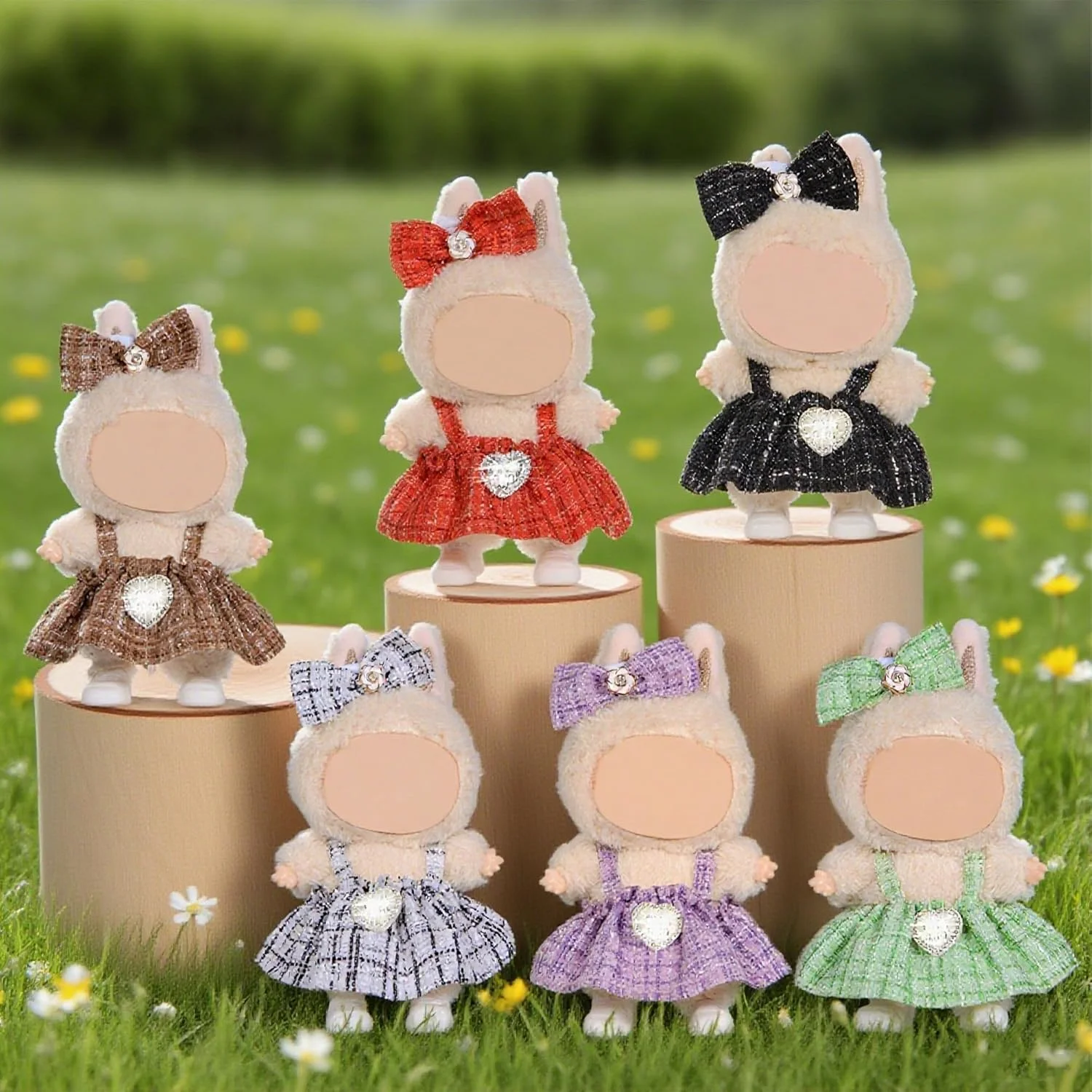 مجموعه 6 عددی لباس عروسک شیک و مد روز مناسب برای عروسک های 17 سانتی متری شامل: 6 عدد تل مو، 6 عدد لباس - ست لباس نرم و شیک (عروسک شامل نمی شود) مجموعه 6 عددی لباس عروسک شیک و مد روز مناسب برای عروسک های 17 سانتی متری شامل: 6 عدد تل مو، 6 عدد لباس - ست لباس نرم و شیک (عروسک شامل نمی شود)