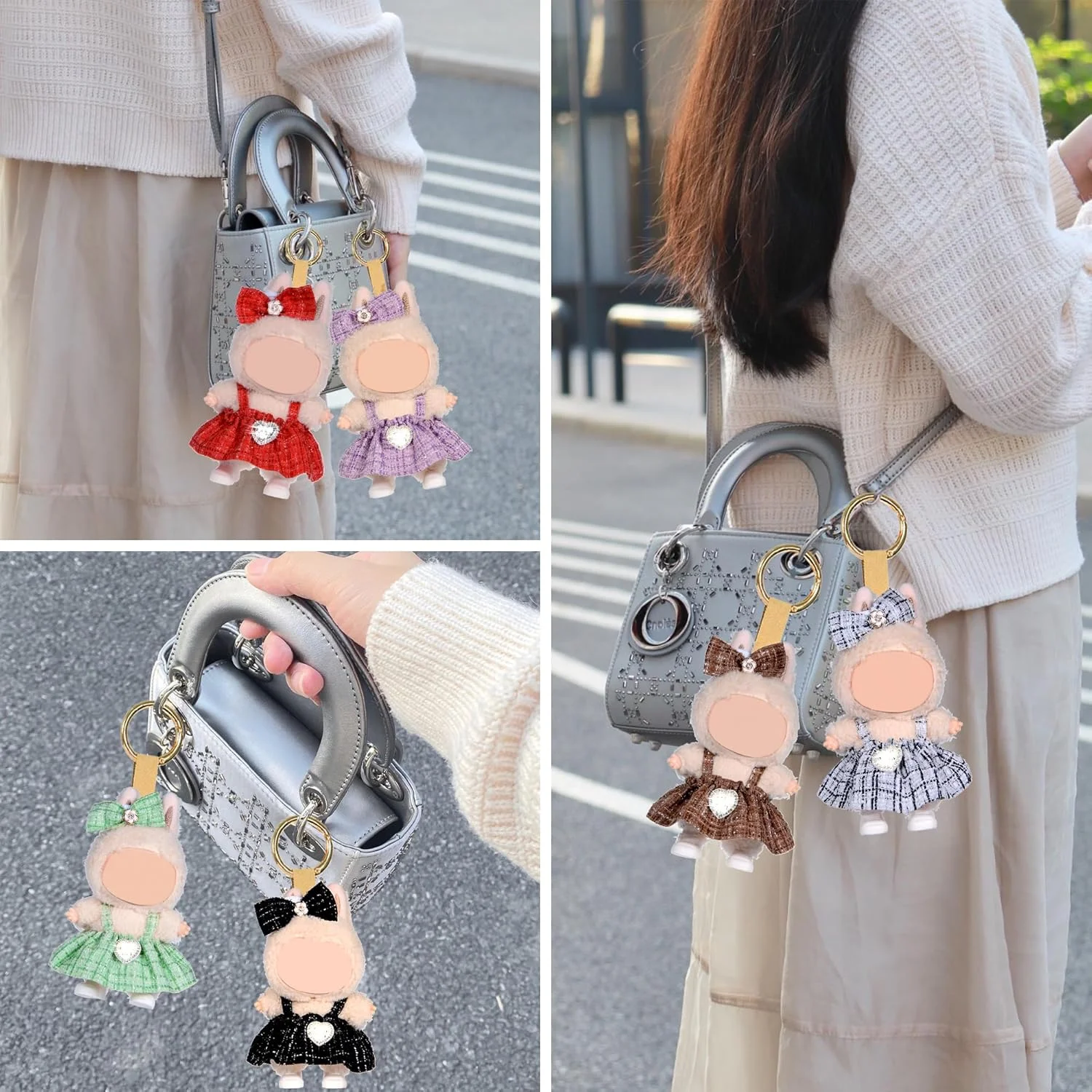 مجموعه 6 عددی لباس عروسک شیک و مد روز مناسب برای عروسک های 17 سانتی متری شامل: 6 عدد تل مو، 6 عدد لباس - ست لباس نرم و شیک (عروسک شامل نمی شود) مجموعه 6 عددی لباس عروسک شیک و مد روز مناسب برای عروسک های 17 سانتی متری شامل: 6 عدد تل مو، 6 عدد لباس - ست لباس نرم و شیک (عروسک شامل نمی شود)