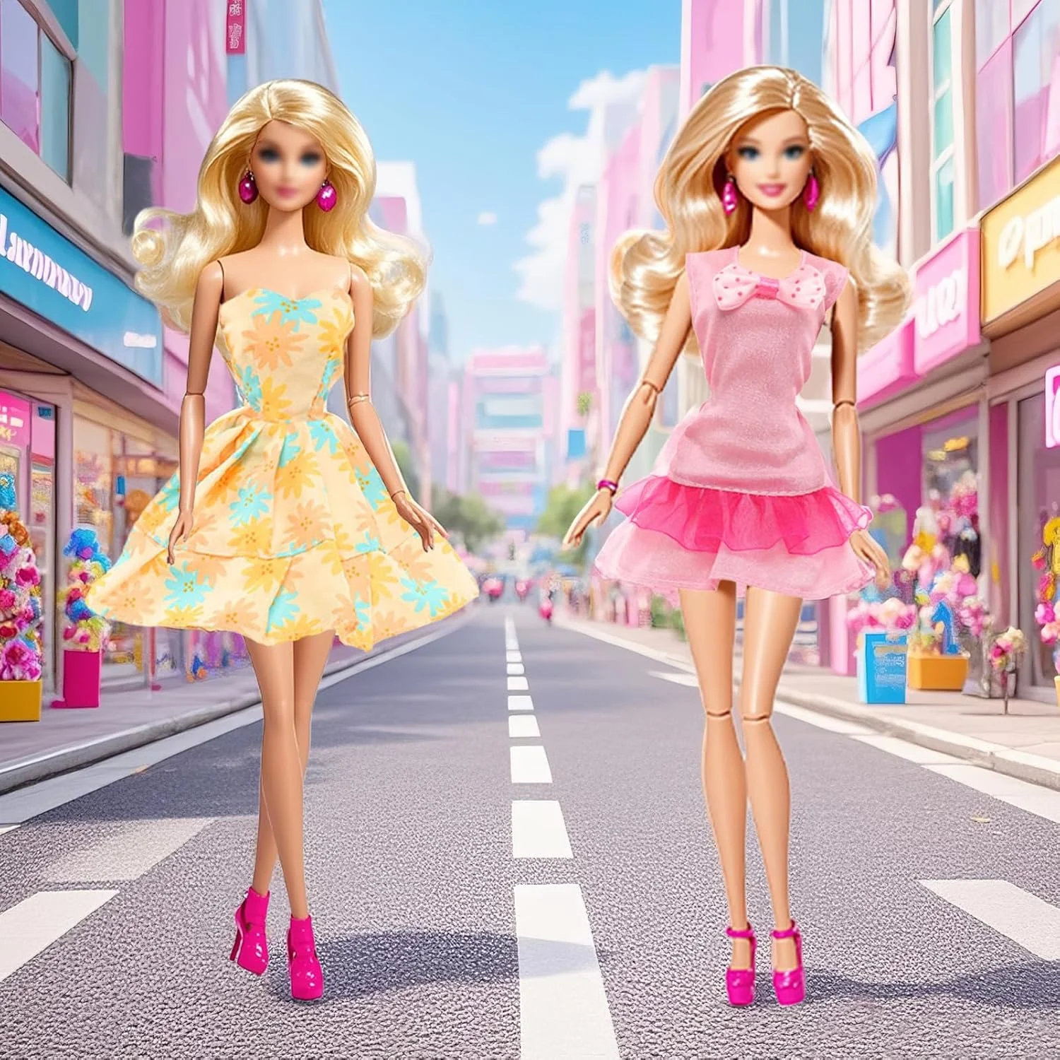 26 تکه لباس و لوازم جانبی عروسک سازگار با باربی، سبک مد روز، 1 لباس شب آبی، 1 کت و شلوار پولک دار صورتی، 1 دامن چهارخانه شیک، 1 دامن آیدل آبی، 4 لباس، 1 کت و شلوار گلدار برای عروسک 11.5 اینچی 26 تکه لباس و لوازم جانبی عروسک سازگار با باربی، سبک مد روز، 1 لباس شب آبی، 1 کت و شلوار پولک دار صورتی، 1 دامن چهارخانه شیک، 1 دامن آیدل آبی، 4 لباس، 1 کت و شلوار گلدار برای عروسک 11.5 اینچی