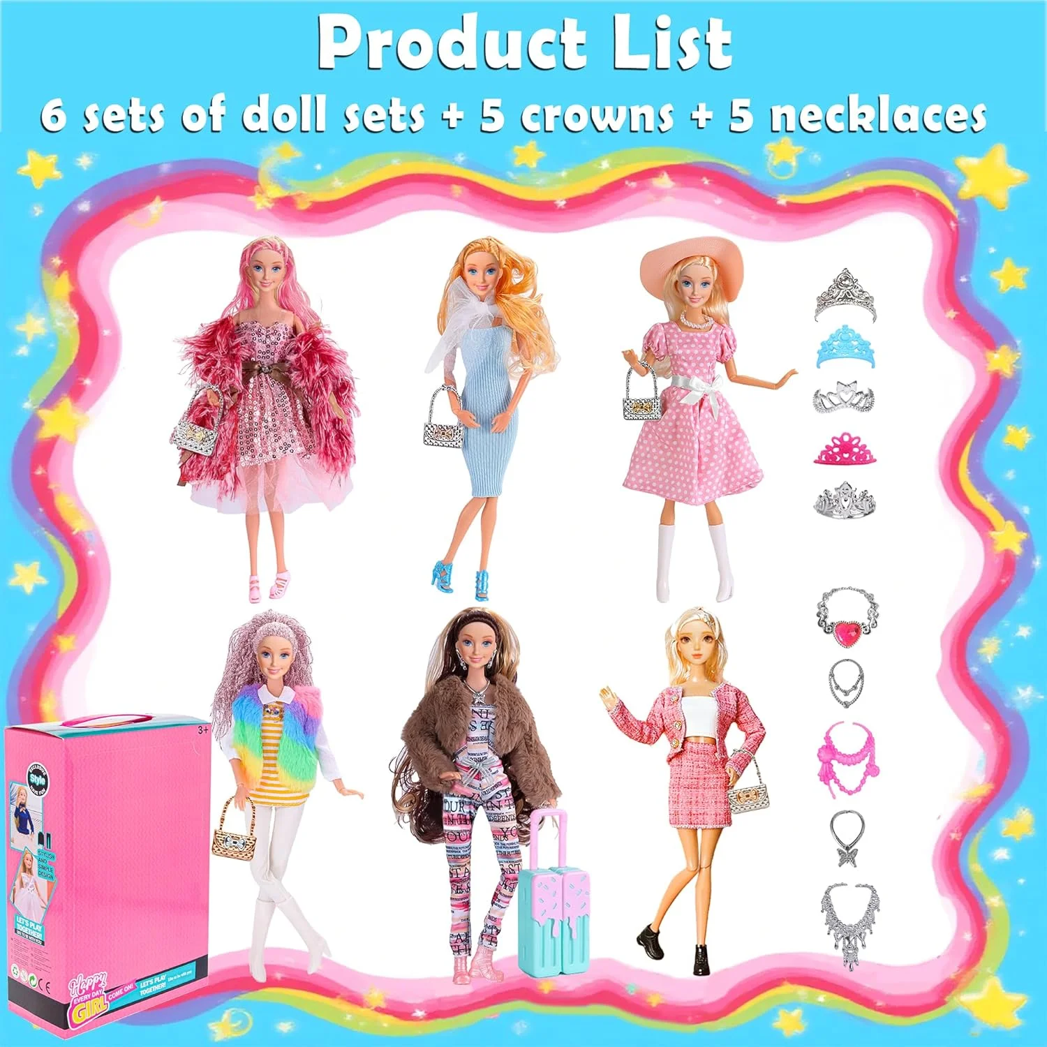 عروسک دالبی، اسباب بازی لباس پوشیدن برای دختران (015) عروسک دالبی، اسباب بازی لباس پوشیدن برای دختران (015)