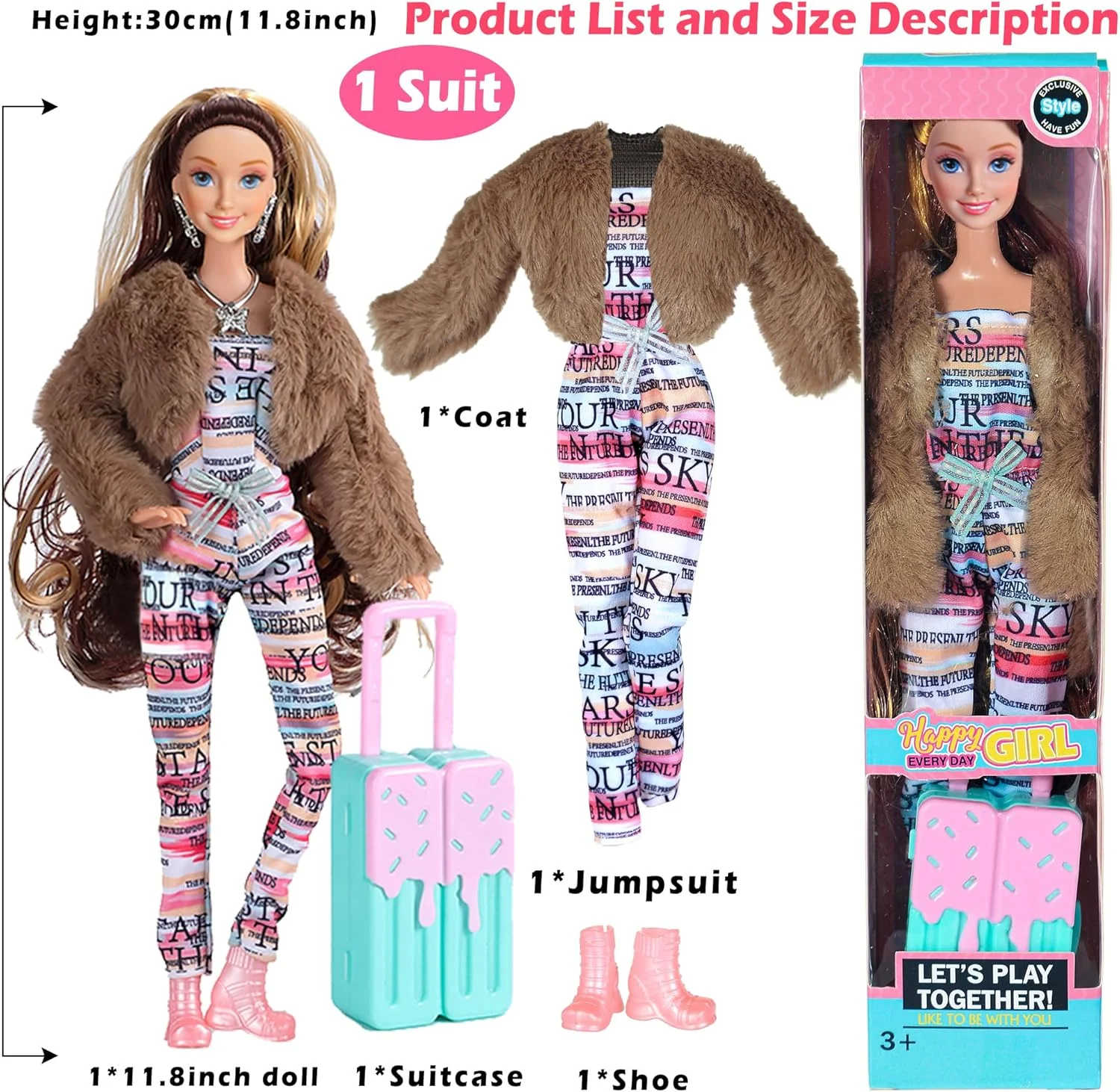 عروسک دالبی، اسباب بازی لباس پوشیدن برای دختران (015) عروسک دالبی، اسباب بازی لباس پوشیدن برای دختران (015)