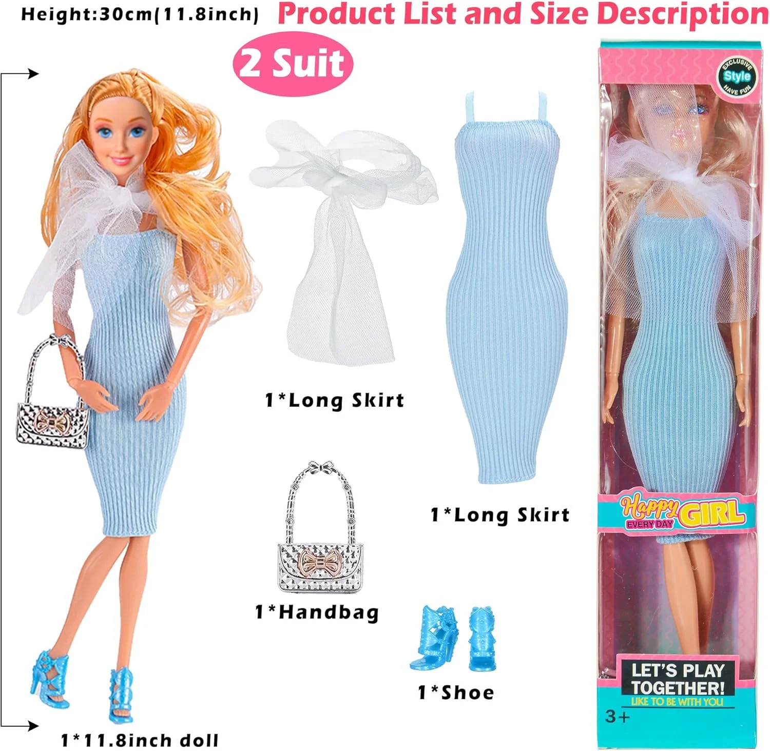 عروسک دالبی، اسباب بازی لباس پوشیدن برای دختران (015) عروسک دالبی، اسباب بازی لباس پوشیدن برای دختران (015)