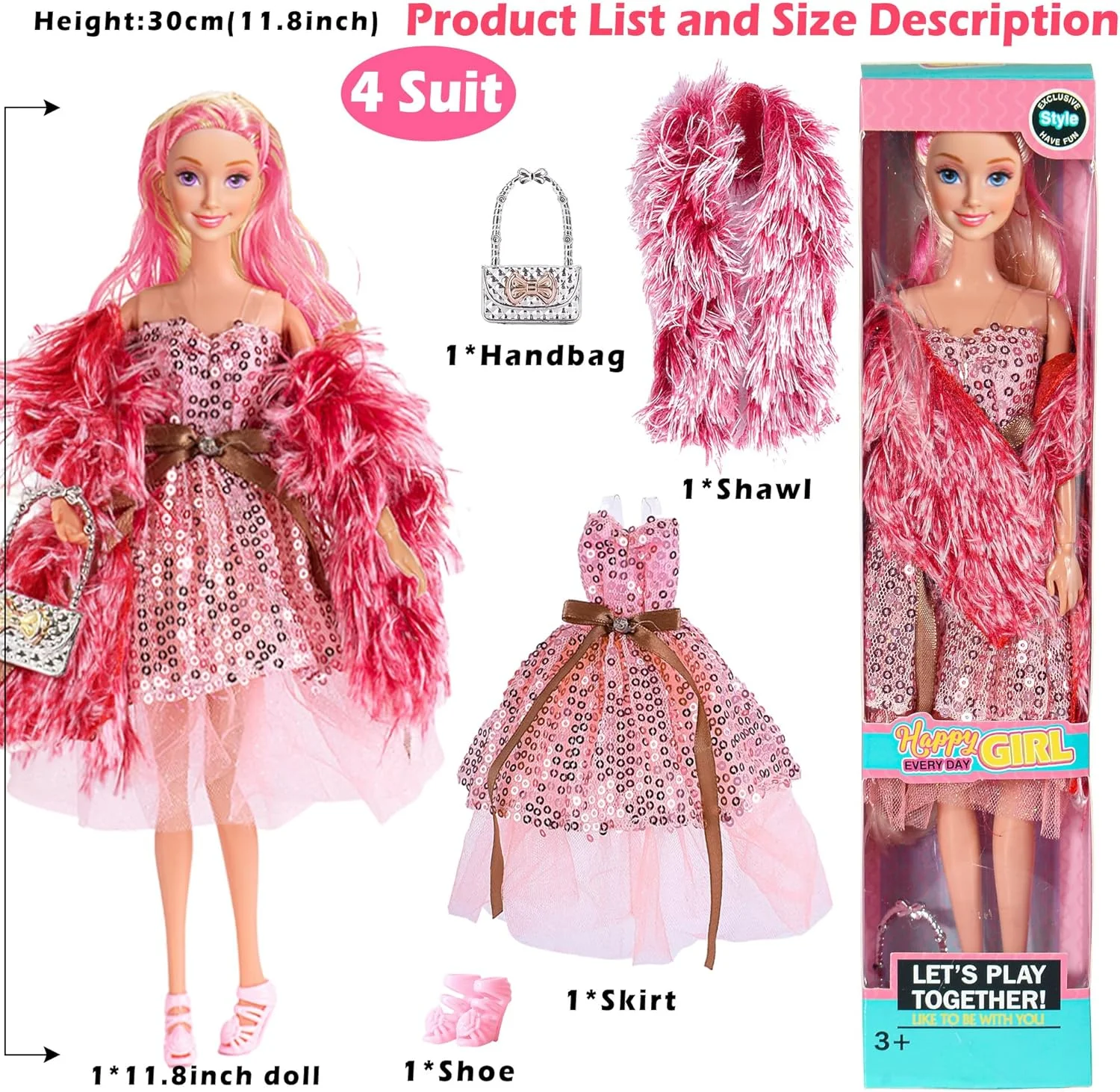 عروسک دالبی، اسباب بازی لباس پوشیدن برای دختران (015) عروسک دالبی، اسباب بازی لباس پوشیدن برای دختران (015)