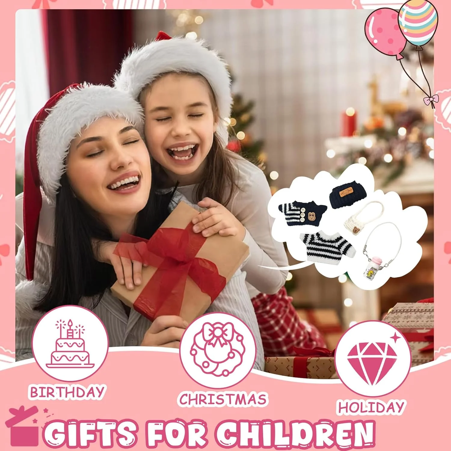 بسته 5 عددی لباس عروسک، لباس برای عروسک 17 سانتی متری، پولیشی با کلاه، پلیور، کوله پشتی برای پسران و دختران، هدیه (بدون عروسک) بسته 5 عددی لباس عروسک، لباس برای عروسک 17 سانتی متری، پولیشی با کلاه، پلیور، کوله پشتی برای پسران و دختران، هدیه (بدون عروسک)