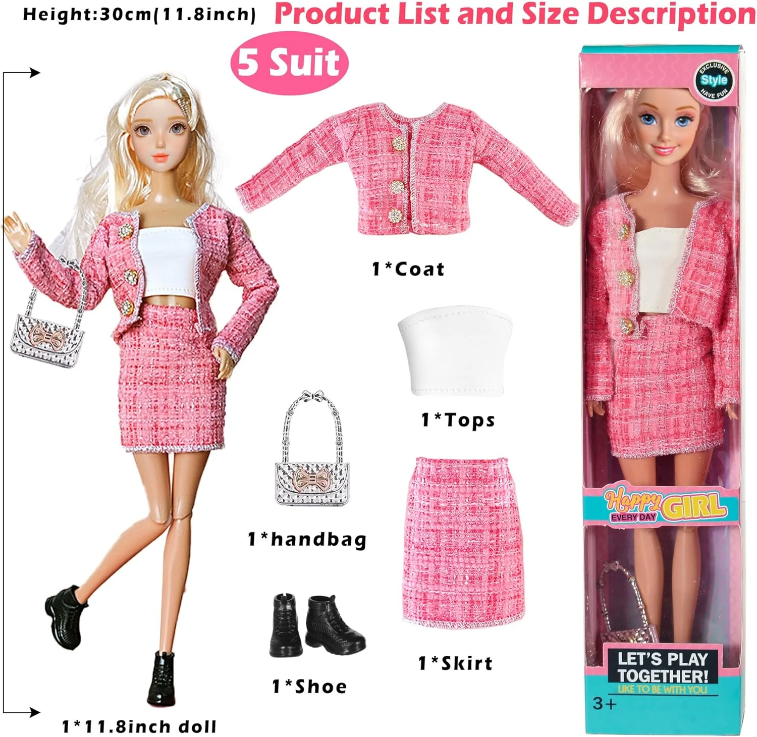 عروسک دالبی، اسباب بازی لباس پوشیدن برای دختران (015) عروسک دالبی، اسباب بازی لباس پوشیدن برای دختران (015)