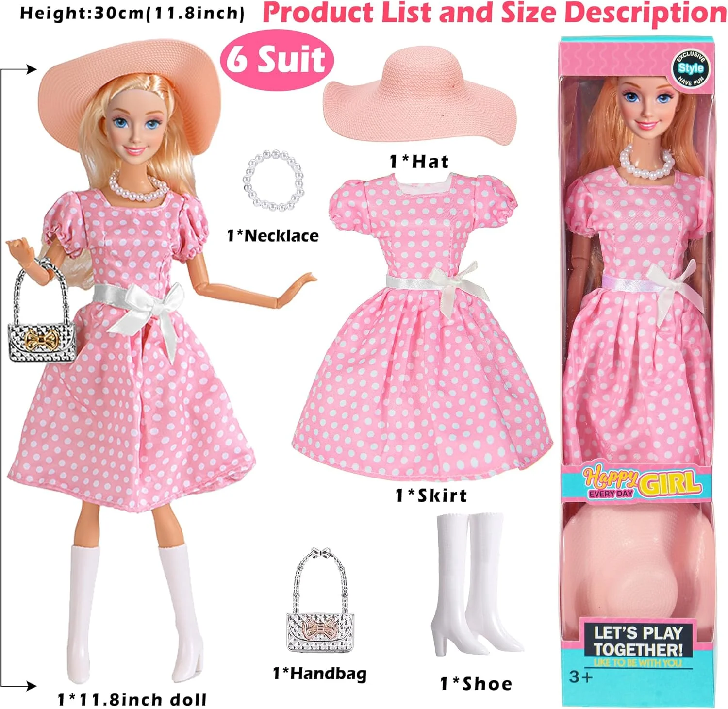 عروسک دالبی، اسباب بازی لباس پوشیدن برای دختران (015) عروسک دالبی، اسباب بازی لباس پوشیدن برای دختران (015)