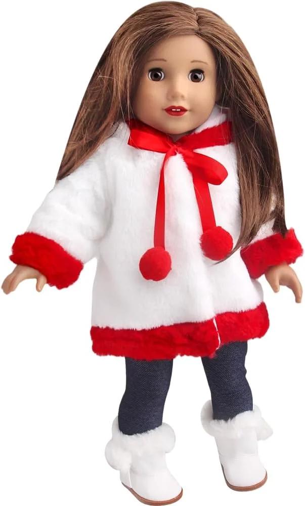 پلی سیت لباس و دستگاه کیش‌های 18 اینچ (سفید) | American Girl