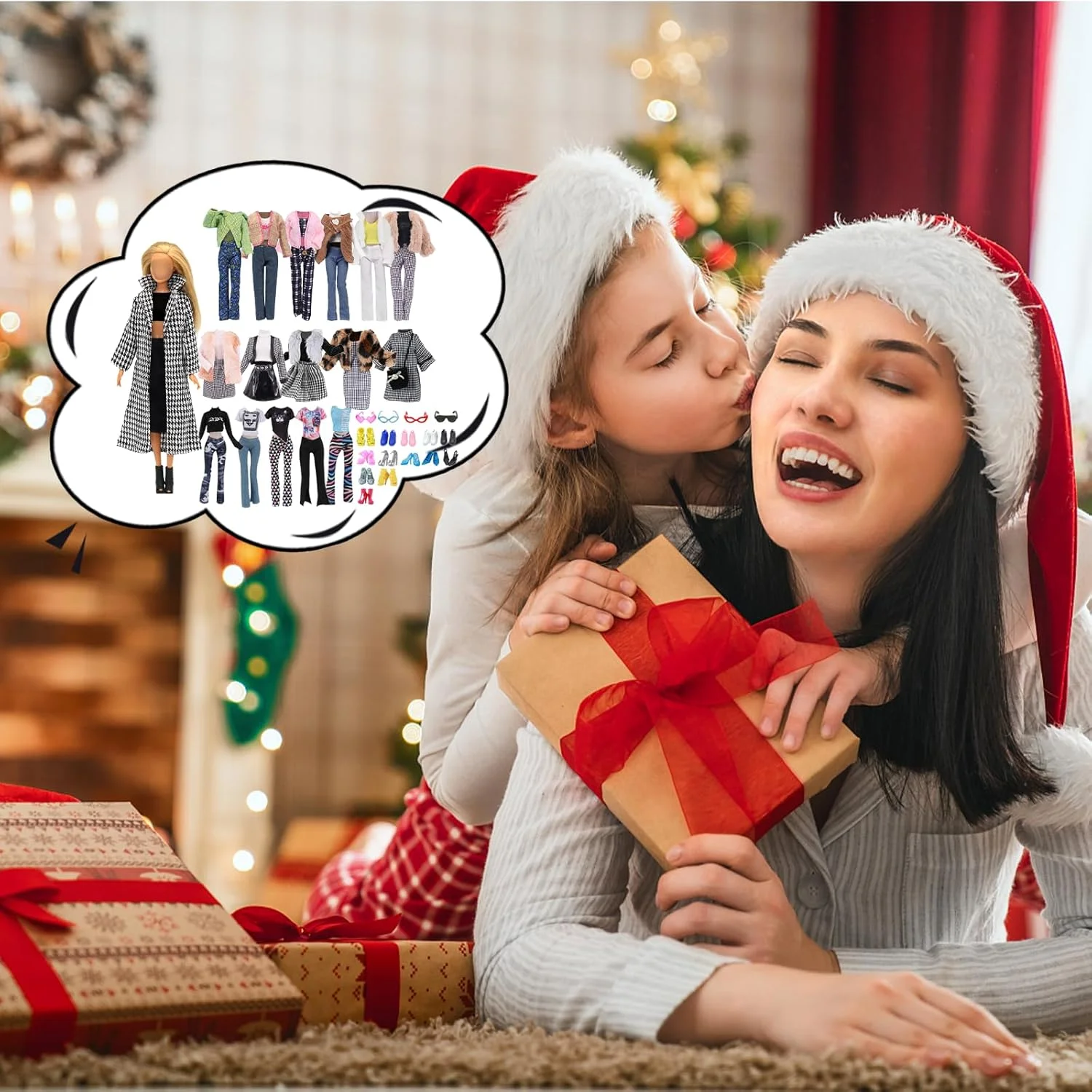 ست لباس عروسک 12 اینچی برای کودکان