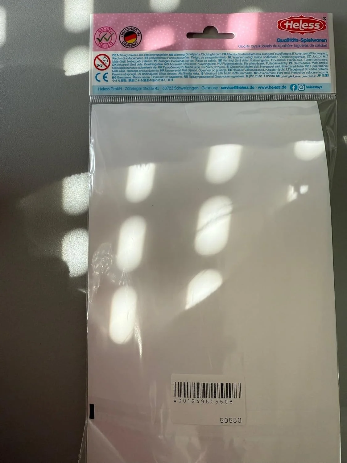 ست شنا عروسکی Heless 50550 با طرح قلب های رنگی بژ، شامل حلقه شنا، بازوبند شنا، دمپایی و عینک آفتابی، مناسب برای عروسک ها و اسباب بازی های نرم سایز 35-45 سانتی متر ست شنا عروسکی Heless 50550 با طرح قلب های رنگی بژ، شامل حلقه شنا، بازوبند شنا، دمپایی و عینک آفتابی، مناسب برای عروسک ها و اسباب بازی های نرم سایز 35-45 سانتی متر