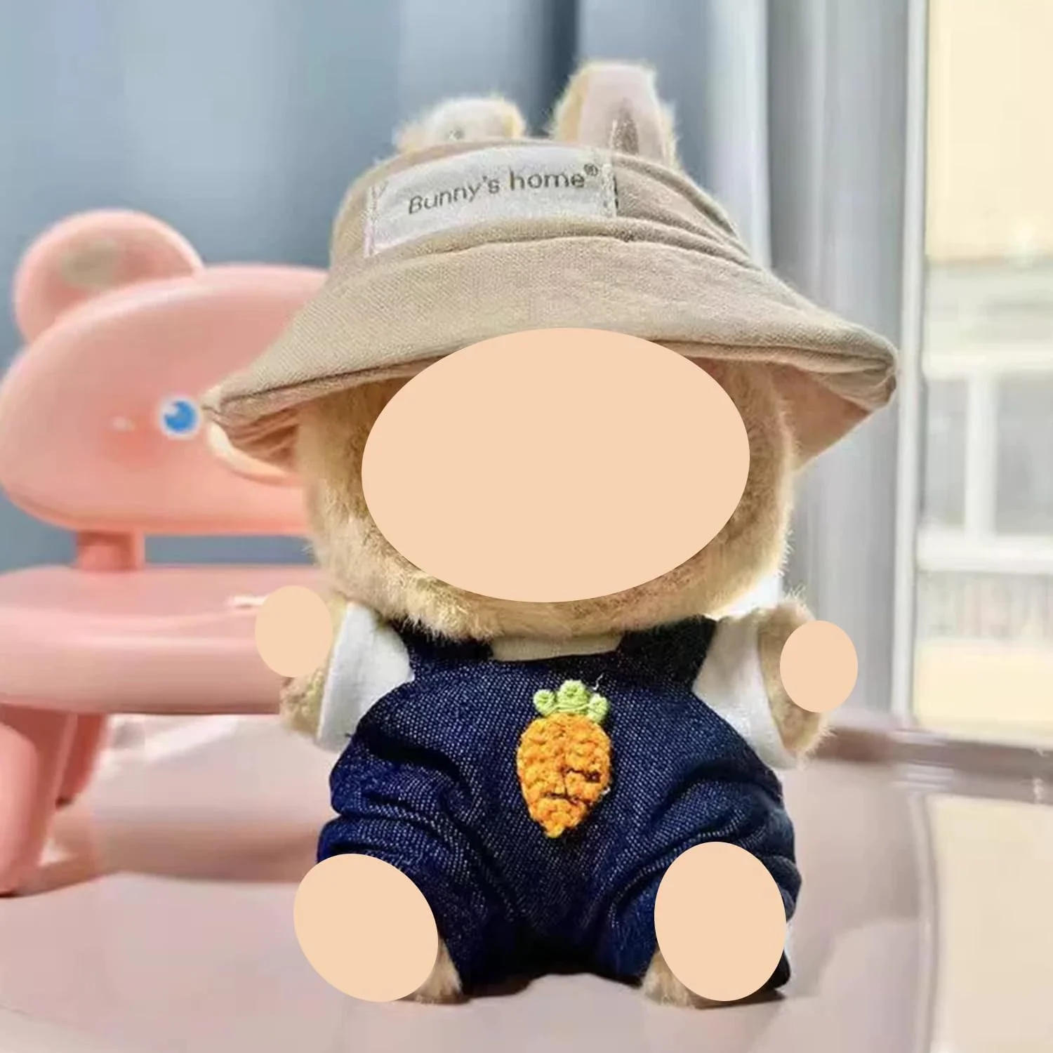 ست لباس عروسک نراتو 3 تکه، لباس های مد روز دست ساز برای عروسک های 15/17 سانتی متری، لباس عروسک زیبا با لوازم جانبی - سرهمی جین، تی شرت سفید و کلاه ست لباس عروسک نراتو 3 تکه، لباس های مد روز دست ساز برای عروسک های 15/17 سانتی متری، لباس عروسک زیبا با لوازم جانبی - سرهمی جین، تی شرت سفید و کلاه