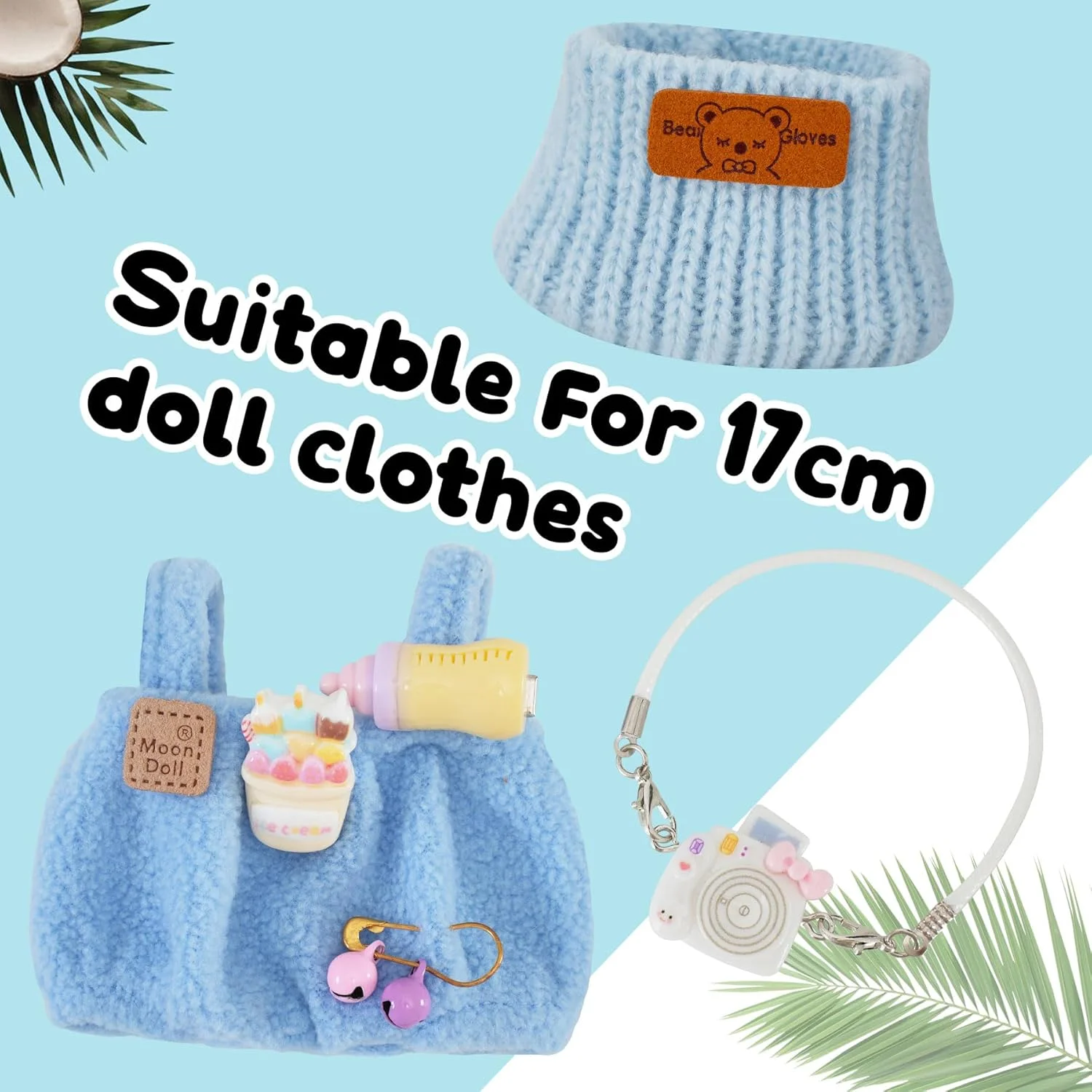 لباس های بامزه برای عروسک، جعبه مرموز لباس طراحی، لوازم جانبی مینی La Boo-Boo Blah Bu Bu BuLafufu Ropa، لباس های پولیشی، لباس سرهمی، هودی، پیژامه