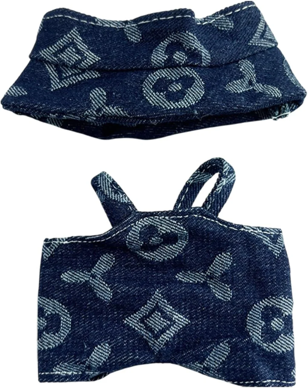 لباس عروسک JEXOWIQ، لباس و لوازم جانبی عروسک، سازگار با L-b-b-3.0، 17 سانتی متر، عروسک پولیشی، عروسک های آبی گلدار کلاسیک، مجموعه لباس شامل شلوار بند دار، کلاه، دختران پسران، عروسک، بدون عروسک