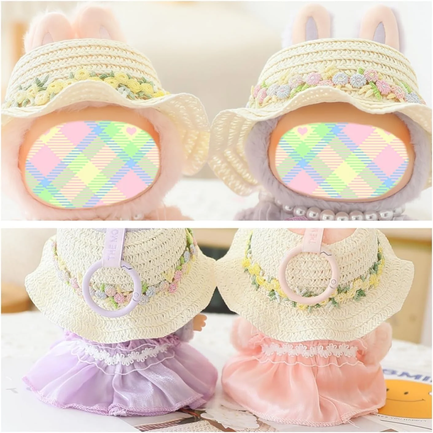 ست لباس عروسک 5 تکه برای عروسک های 15 و 17 سانتی متری، لباس توری رمانتیک با کلاه، دامن و کفش، لوازم جانبی جایگزین ست لباس عروسک صورتی (بدون عروسک) ست لباس عروسک 5 تکه برای عروسک های 15 و 17 سانتی متری، لباس توری رمانتیک با کلاه، دامن و کفش، لوازم جانبی جایگزین ست لباس عروسک صورتی (بدون عروسک)