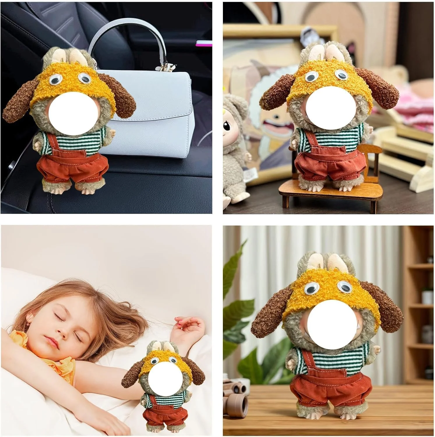 لباس عروسک های بامزه برای عروسک های Labubu نسل 1/2/3، مجموعه لوازم جانبی مینیاتوری سازگار با لباس های عروسک جاکلیدی، هدایای ایده آل برای طرفداران و کلکسیونرها