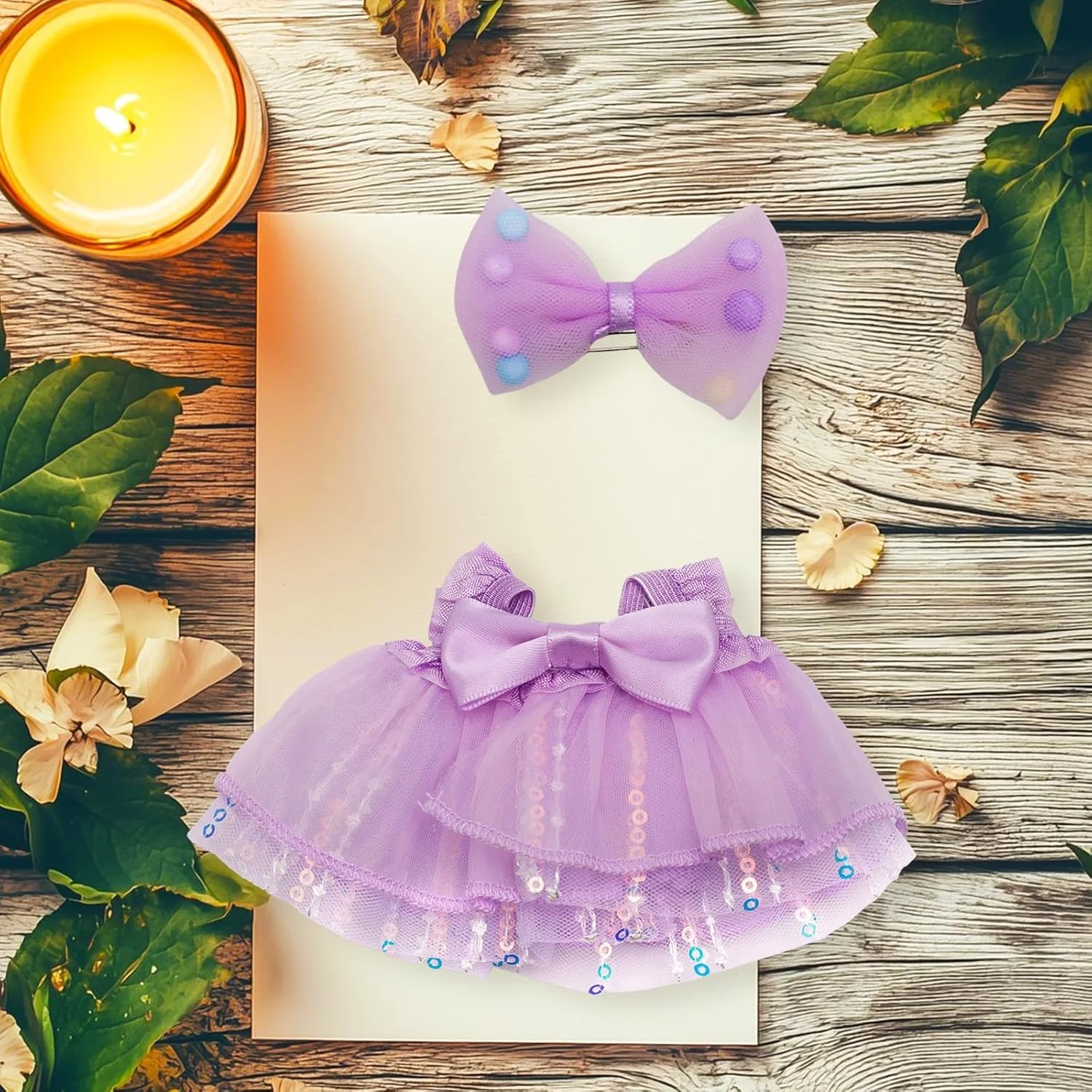 لباس عروسکی برای عروسک های 13 سانتی متری، دامن توری پولک دار بنفش کاوایی با گیره پاپیونی، لوازم جانبی لباس عروسکی لوکس برای استایل و نمایش منحصر به فرد (عروسک شامل نمی شود) لباس عروسکی برای عروسک های 13 سانتی متری، دامن توری پولک دار بنفش کاوایی با گیره پاپیونی، لوازم جانبی لباس عروسکی لوکس برای استایل و نمایش منحصر به فرد (عروسک شامل نمی شود)