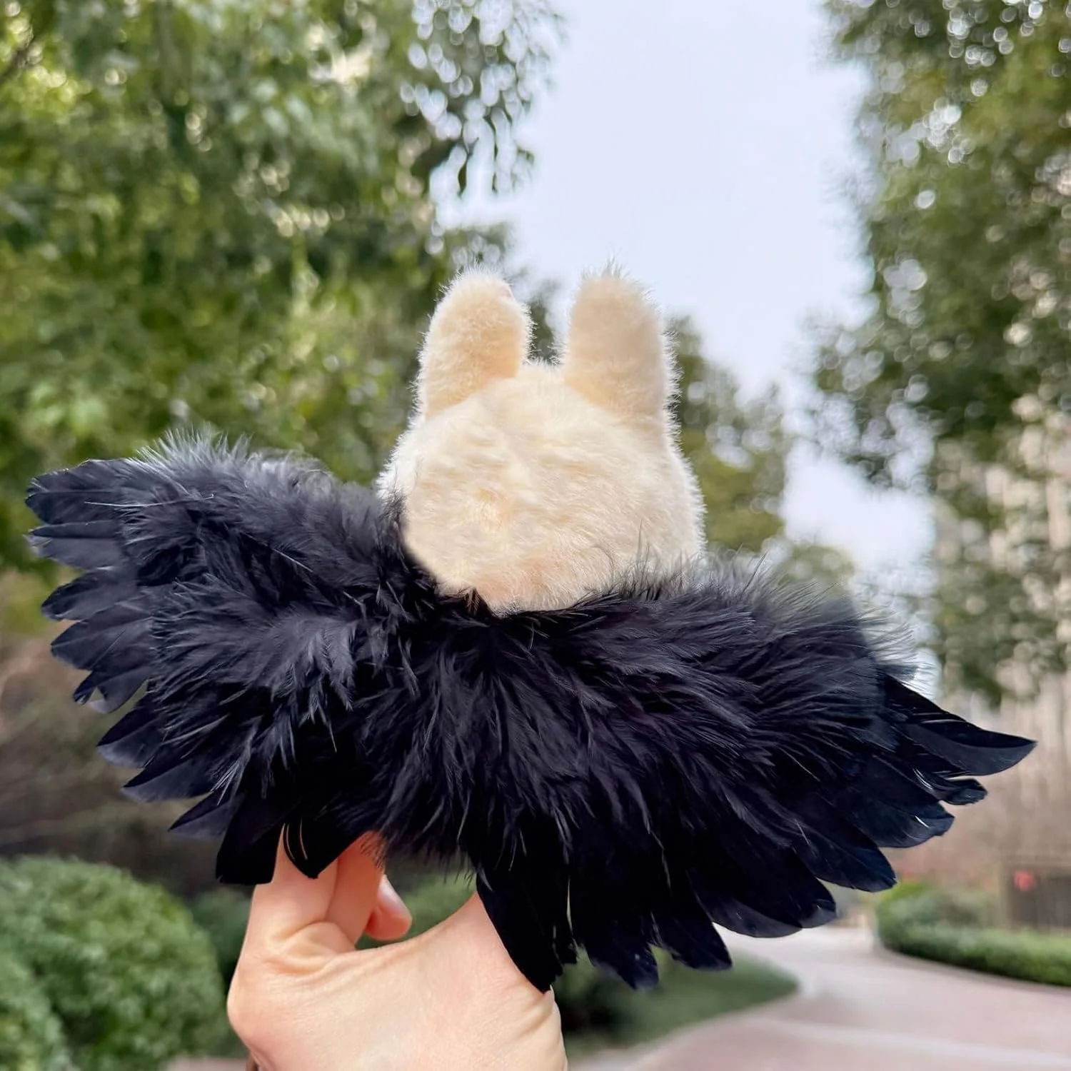 لباس شیطان کوچک مشکی برای عروسک های لابوبو نسل 1/2/3، شامل هدبند مشکی، بال، دامن توری، لباس زیر و گردنبند مروارید، پارچه نرم و بادوام، مناسب برای استایل فانتزی (بدون عروسک) لباس شیطان کوچک مشکی برای عروسک های لابوبو نسل 1/2/3، شامل هدبند مشکی، بال، دامن توری، لباس زیر و گردنبند مروارید، پارچه نرم و بادوام، مناسب برای استایل فانتزی (بدون عروسک)