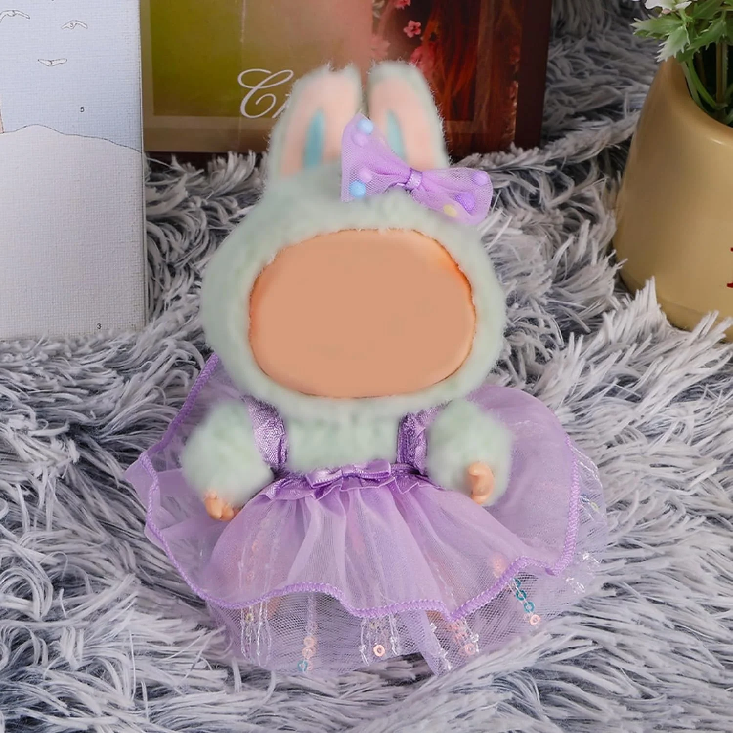 لباس عروسکی برای عروسک های 13 سانتی متری، دامن توری پولک دار بنفش کاوایی با گیره پاپیونی، لوازم جانبی لباس عروسکی لوکس برای استایل و نمایش منحصر به فرد (عروسک شامل نمی شود) لباس عروسکی برای عروسک های 13 سانتی متری، دامن توری پولک دار بنفش کاوایی با گیره پاپیونی، لوازم جانبی لباس عروسکی لوکس برای استایل و نمایش منحصر به فرد (عروسک شامل نمی شود)