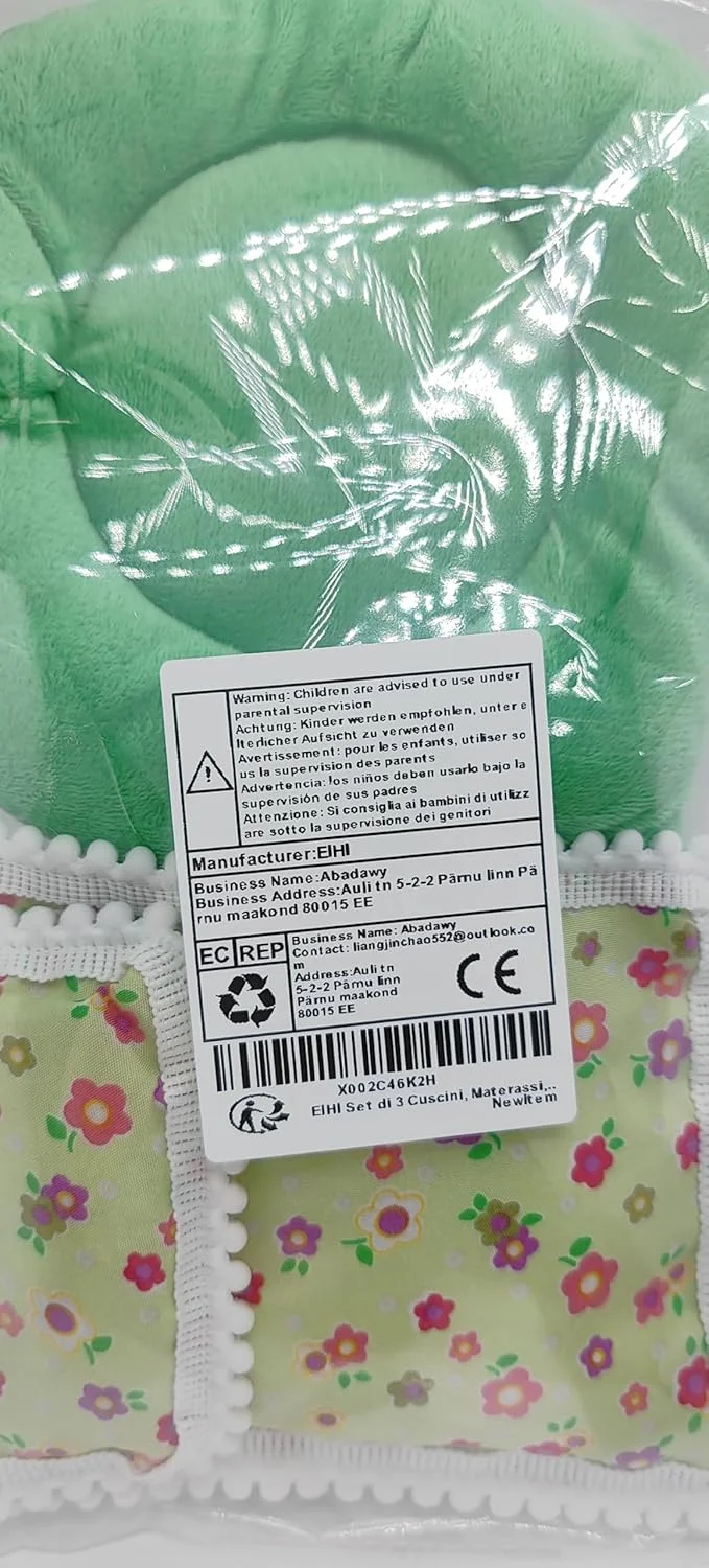 EIHI ست 3 تکه بالش، تشک، پتو عروسکی، لوازم جانبی عروسک، رختخواب عروسک، اسباب بازی های مخمل خواب دار شامل نمی شود EIHI ست 3 تکه بالش، تشک، پتو عروسکی، لوازم جانبی عروسک، رختخواب عروسک، اسباب بازی های مخمل خواب دار شامل نمی شود