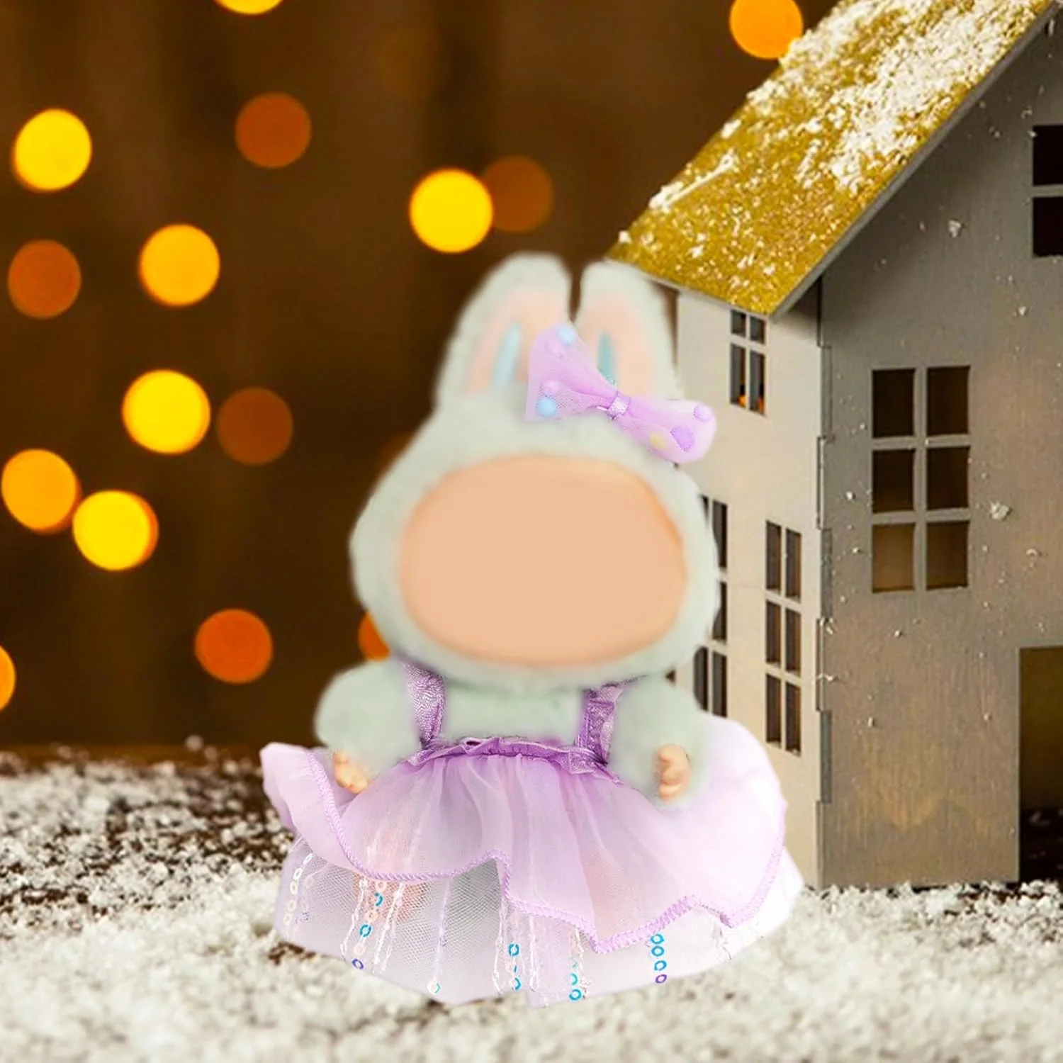 لباس عروسکی برای عروسک های 13 سانتی متری، دامن توری پولک دار بنفش کاوایی با گیره پاپیونی، لوازم جانبی لباس عروسکی لوکس برای استایل و نمایش منحصر به فرد (عروسک شامل نمی شود) لباس عروسکی برای عروسک های 13 سانتی متری، دامن توری پولک دار بنفش کاوایی با گیره پاپیونی، لوازم جانبی لباس عروسکی لوکس برای استایل و نمایش منحصر به فرد (عروسک شامل نمی شود)