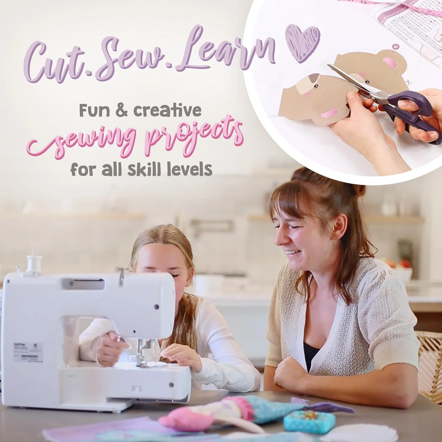 پنل خیاطی عروسک برای مهارت های متوسط - با آموزش های ویدئویی - پنل پارچه ای برش و دوخت عروسک با لباس: Dress Me Bestie Bibby Bunny پنل خیاطی عروسک برای مهارت های متوسط - با آموزش های ویدئویی - پنل پارچه ای برش و دوخت عروسک با لباس: Dress Me Bestie Bibby Bunny