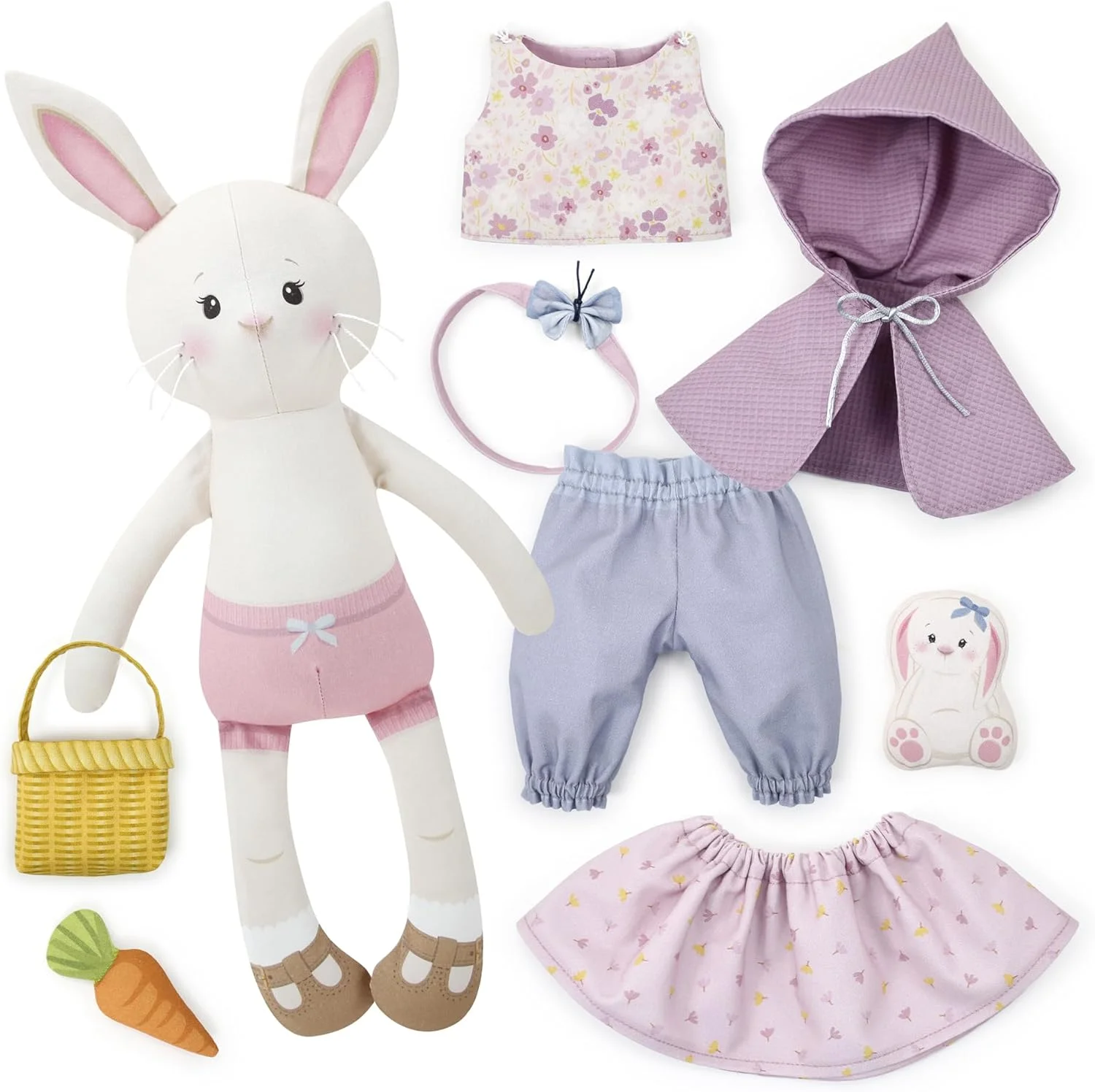 پنل خیاطی عروسک برای مهارت های متوسط - با آموزش های ویدئویی - پنل پارچه ای برش و دوخت عروسک با لباس: Dress Me Bestie Bibby Bunny پنل خیاطی عروسک برای مهارت های متوسط - با آموزش های ویدئویی - پنل پارچه ای برش و دوخت عروسک با لباس: Dress Me Bestie Bibby Bunny