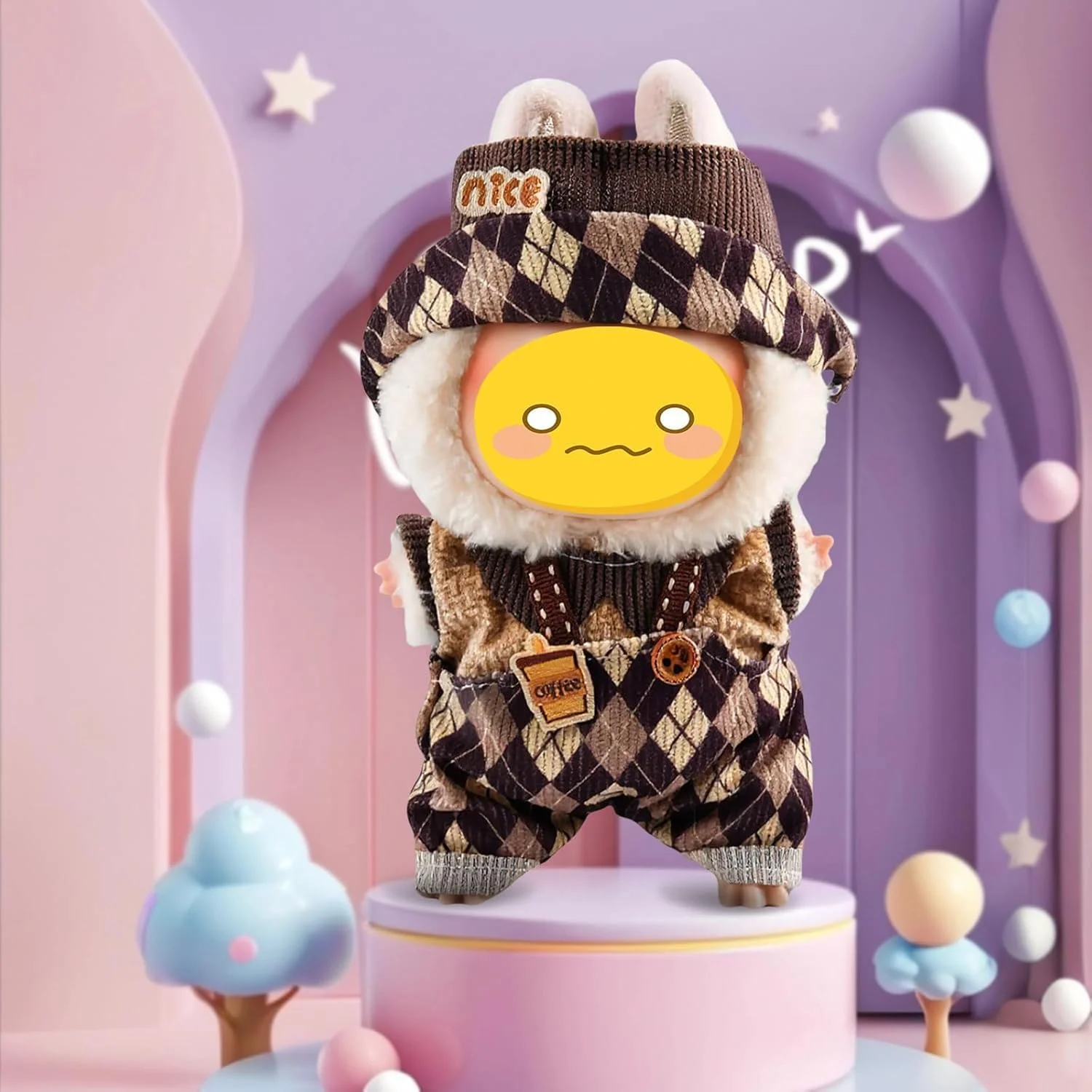 لباس پیشبندی چهارخانه برای عروسک های لابوبو نسل 1/2/3، لوازم جانبی سفر بهاری/تابستانی شامل شلوار پیشبندی و کلاه، پوشاندن آسان، انتخاب عالی برای هدیه به علاقه مندان به عروسک (عروسک شامل نمی شود) لباس پیشبندی چهارخانه برای عروسک های لابوبو نسل 1/2/3، لوازم جانبی سفر بهاری/تابستانی شامل شلوار پیشبندی و کلاه، پوشاندن آسان، انتخاب عالی برای هدیه به علاقه مندان به عروسک (عروسک شامل نمی شود)