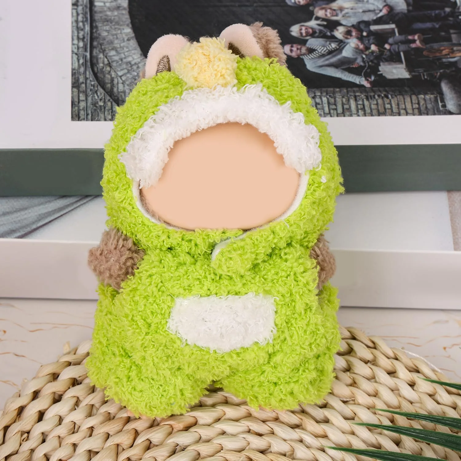 لباس سبز عروسکی، لباس و لوازم جانبی اسباب بازی دایناسور سبز نرم و زیبا برای جایگزینی لباس عروسک 6.70 اینچی لباس سبز عروسکی، لباس و لوازم جانبی اسباب بازی دایناسور سبز نرم و زیبا برای جایگزینی لباس عروسک 6.70 اینچی