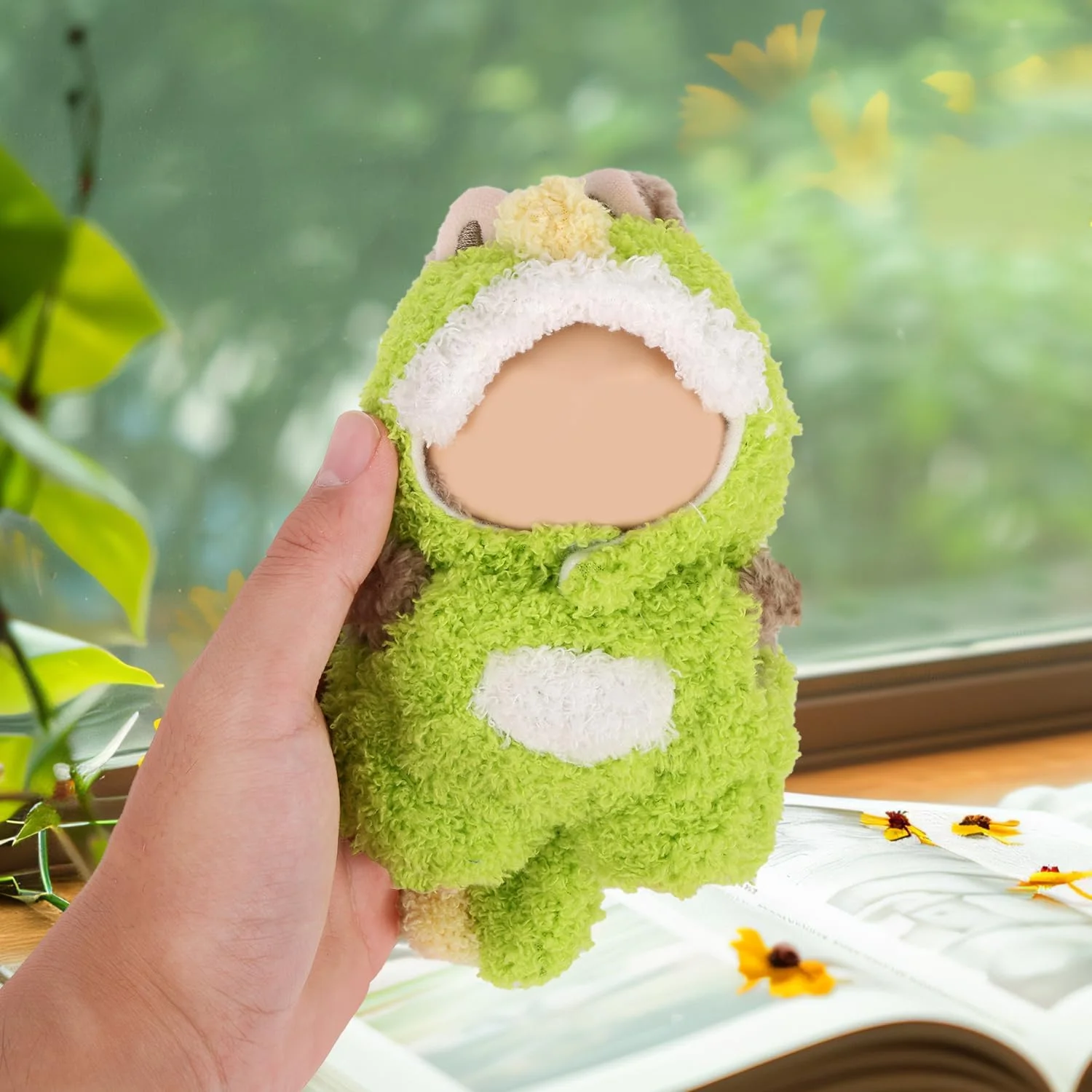 لباس سبز عروسکی، لباس و لوازم جانبی اسباب بازی دایناسور سبز نرم و زیبا برای جایگزینی لباس عروسک 6.70 اینچی لباس سبز عروسکی، لباس و لوازم جانبی اسباب بازی دایناسور سبز نرم و زیبا برای جایگزینی لباس عروسک 6.70 اینچی