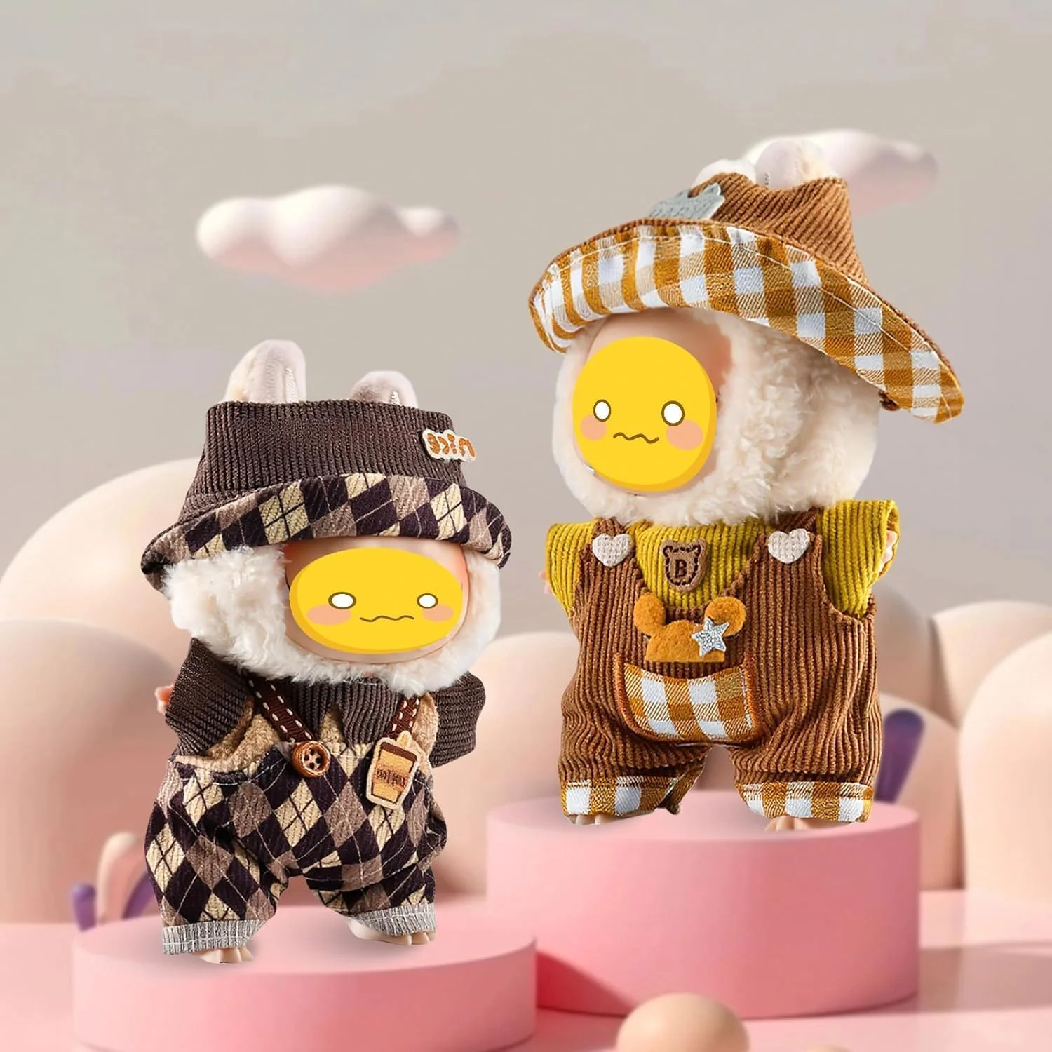 لباس پیشبندی چهارخانه برای عروسک های لابوبو نسل 1/2/3، لوازم جانبی سفر بهاری/تابستانی شامل شلوار پیشبندی و کلاه، پوشاندن آسان، انتخاب عالی برای هدیه به علاقه مندان به عروسک (عروسک شامل نمی شود) لباس پیشبندی چهارخانه برای عروسک های لابوبو نسل 1/2/3، لوازم جانبی سفر بهاری/تابستانی شامل شلوار پیشبندی و کلاه، پوشاندن آسان، انتخاب عالی برای هدیه به علاقه مندان به عروسک (عروسک شامل نمی شود)