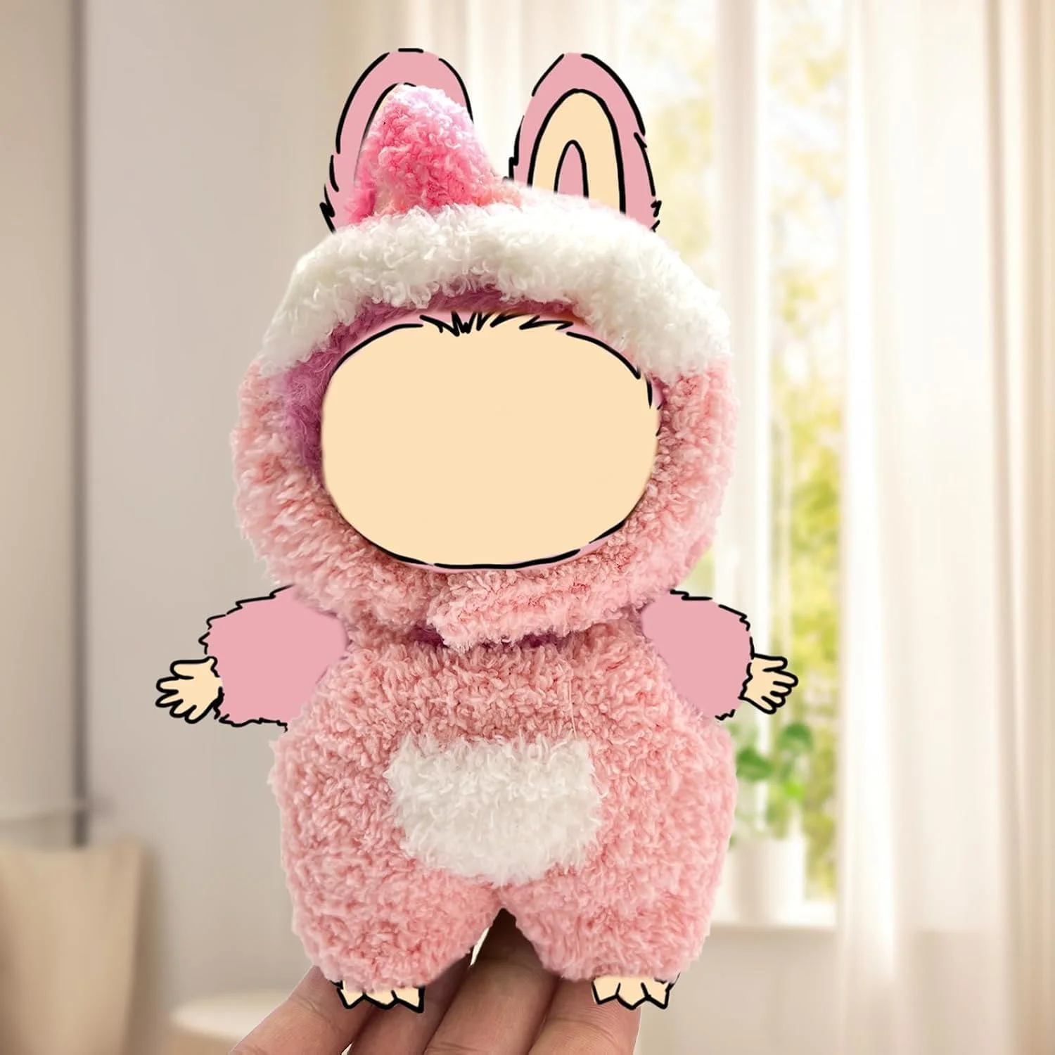 لباس عروسک 17 سانتی متری، ست لباس، لوازم جانبی جاکلیدی عروسک، لباس سرهمی طرح حیوانات (بدون عروسک) لباس عروسک 17 سانتی متری، ست لباس، لوازم جانبی جاکلیدی عروسک، لباس سرهمی طرح حیوانات (بدون عروسک)