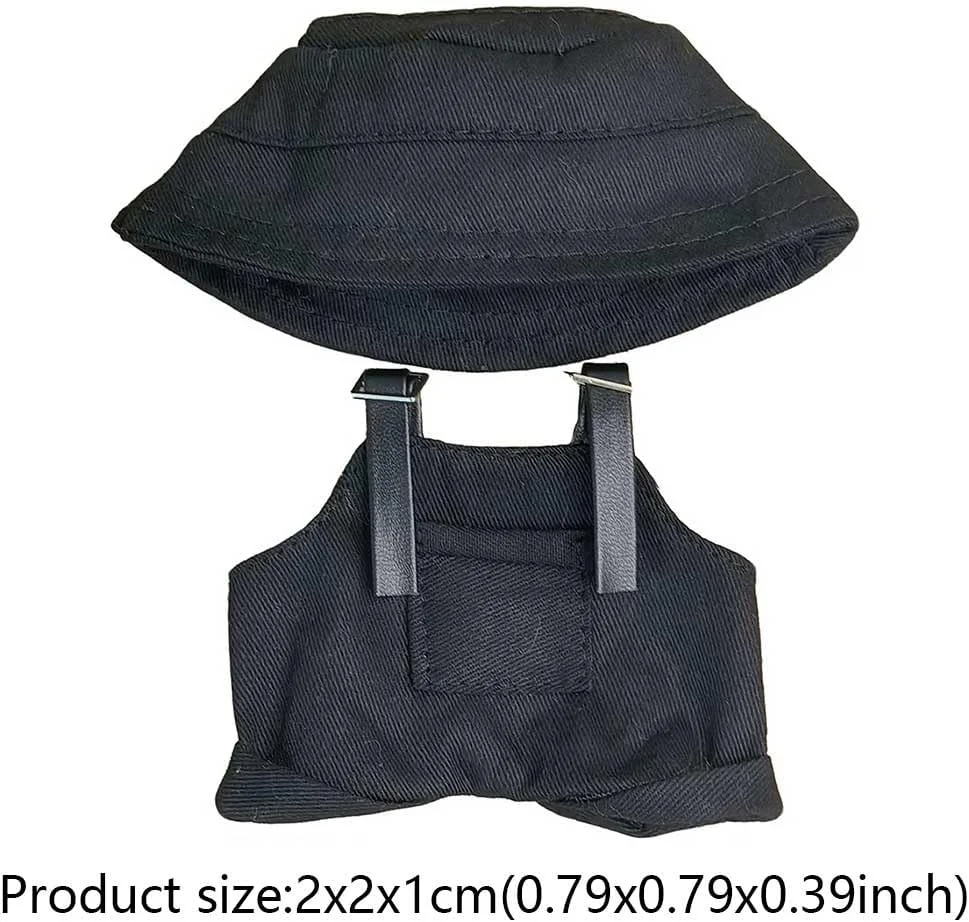 لباس عروسکی Fiorky، سبک منحصر به فرد، لباس های زیبا، لوازم جانبی پارچه ای (مشکی) لباس عروسکی Fiorky، سبک منحصر به فرد، لباس های زیبا، لوازم جانبی پارچه ای (مشکی)