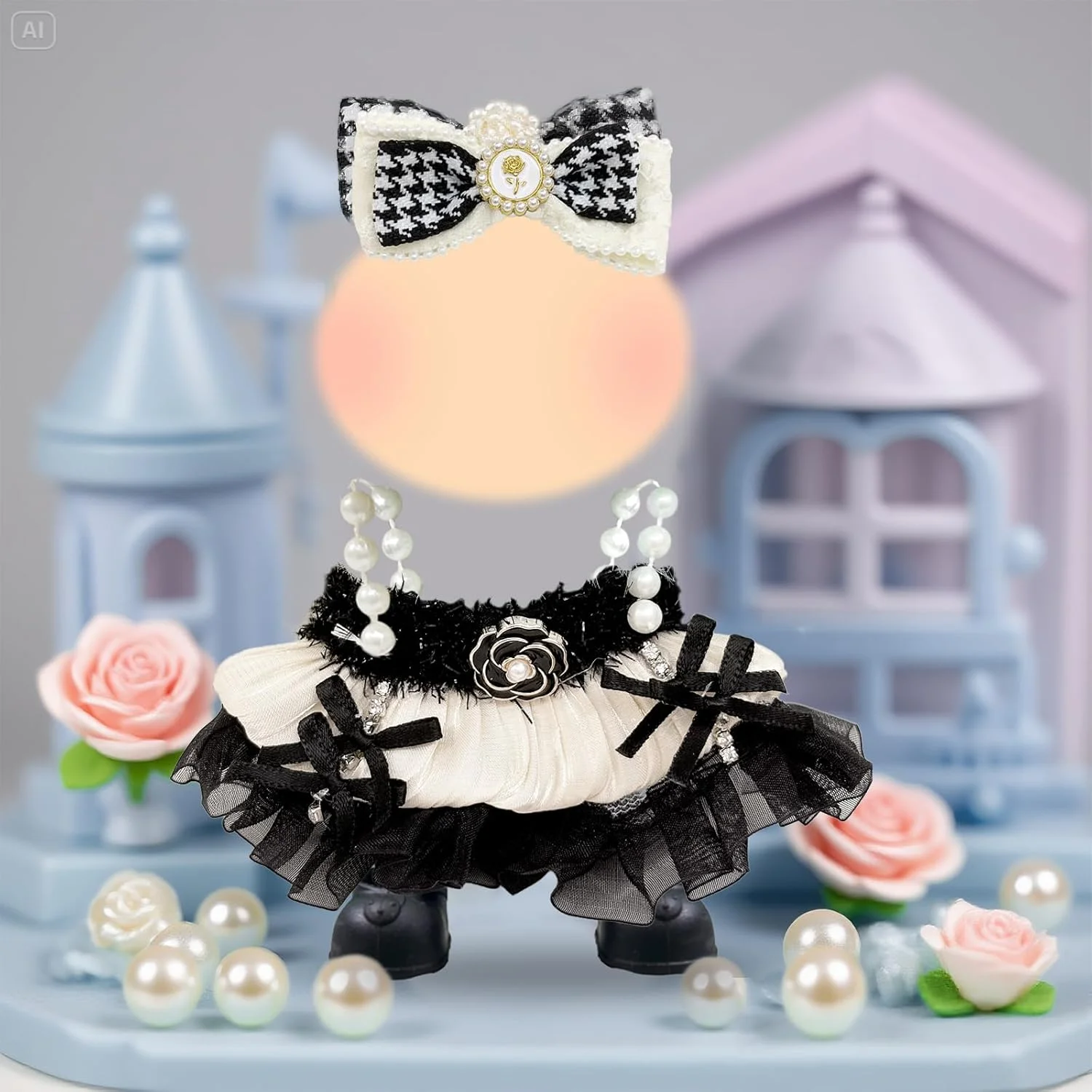 لباس عروسک کلاسیک مناسب عروسک های 17 سانتی متری، ست لوازم جانبی لباس عروسک های شیک و مد روز شامل لباس، گیره مو، کیف و کفش، هدیه تولد برای دختران، بدون عروسک لباس عروسک کلاسیک مناسب عروسک های 17 سانتی متری، ست لوازم جانبی لباس عروسک های شیک و مد روز شامل لباس، گیره مو، کیف و کفش، هدیه تولد برای دختران، بدون عروسک